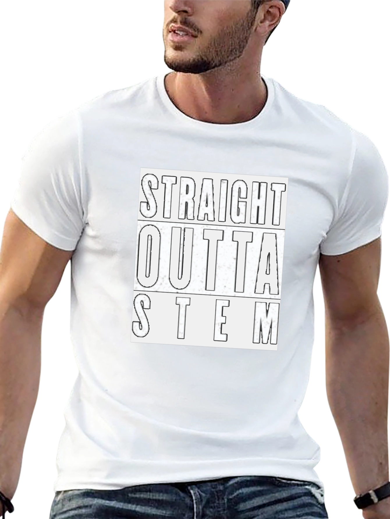 Straight Outta STEM Black T-Shirt