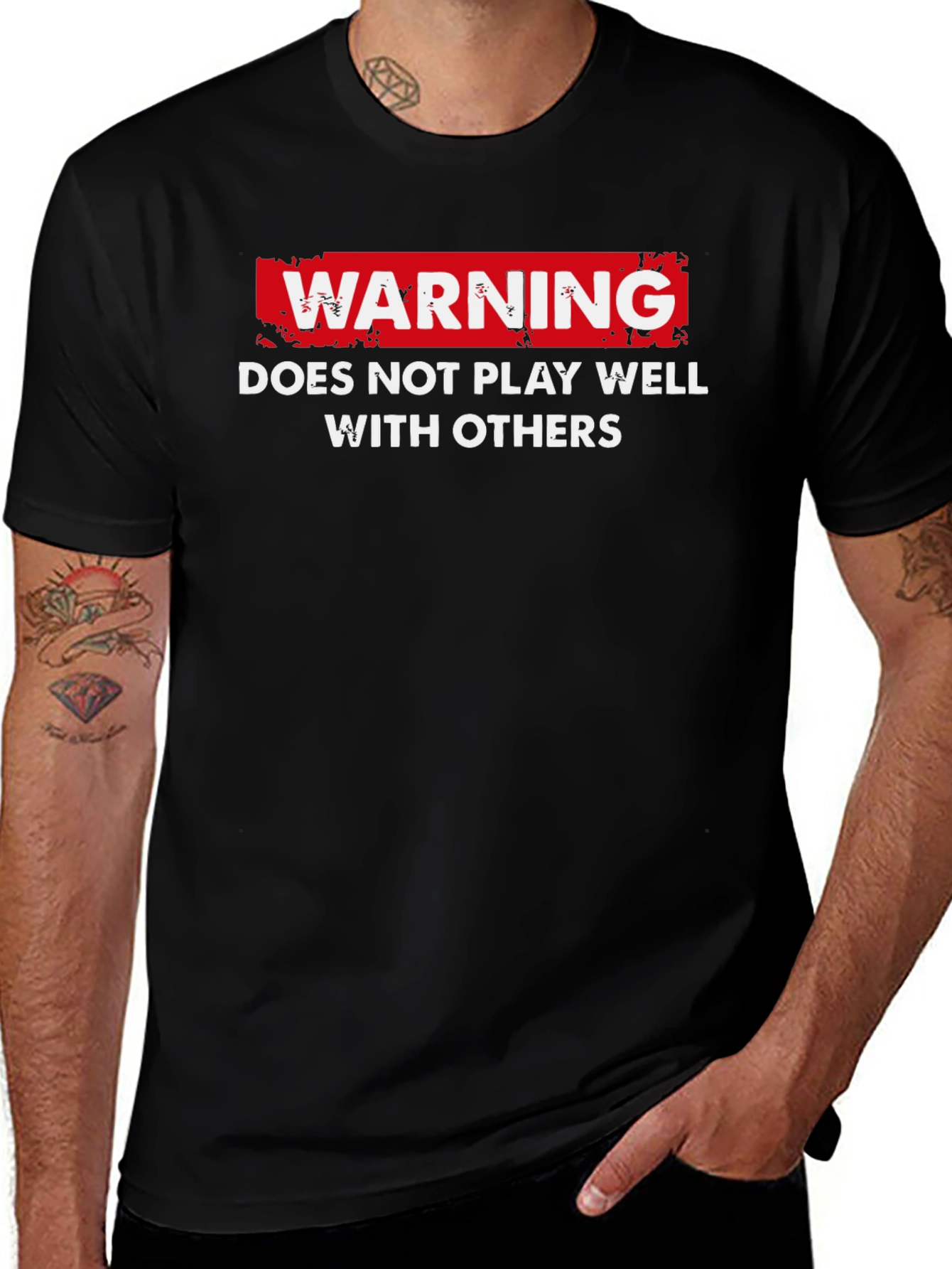 Warning: Does Not Play Well With Others T-Shirt