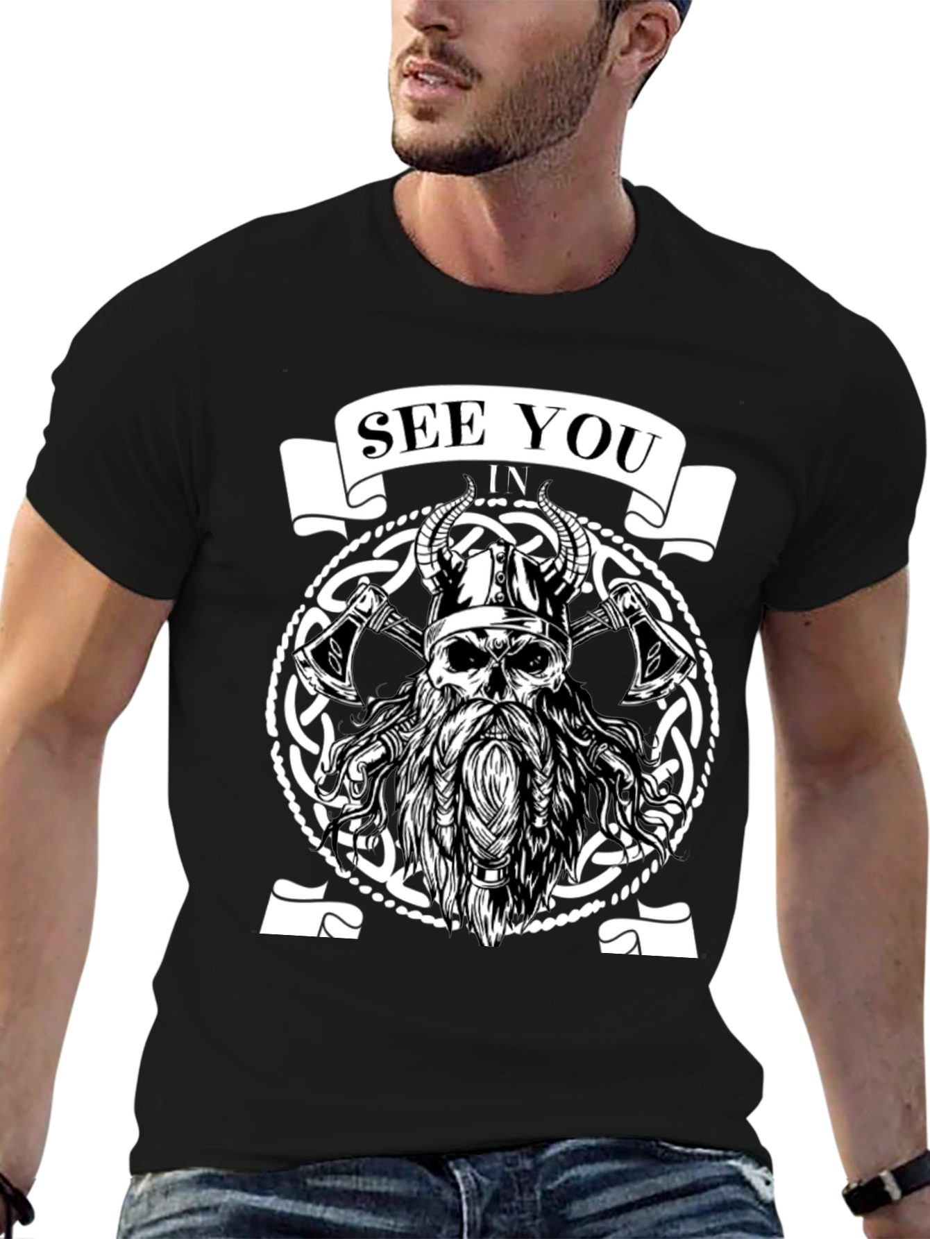 Viking Skull T-Shirt | See You In Valhalla