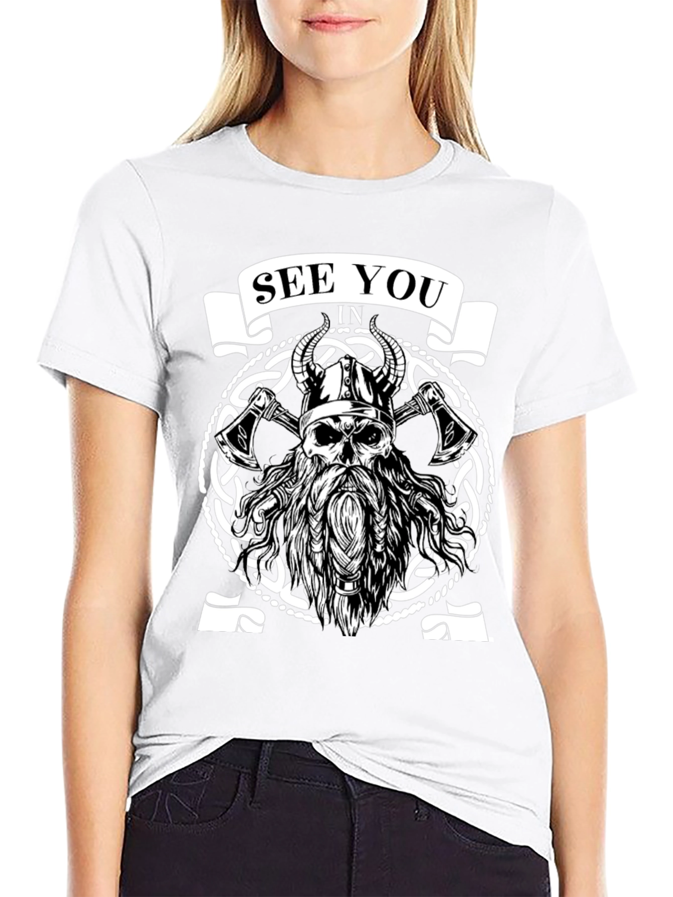 Viking Skull T-Shirt | See You In Valhalla