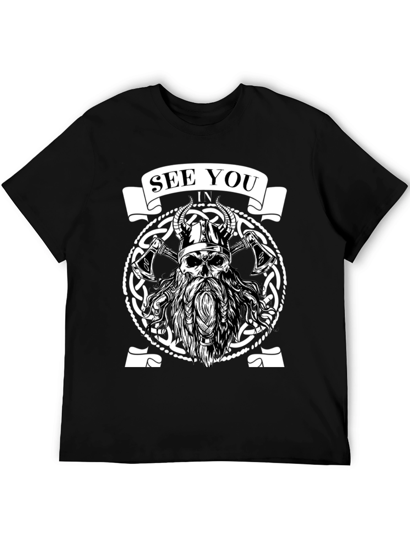 Viking Skull T-Shirt | See You In Valhalla