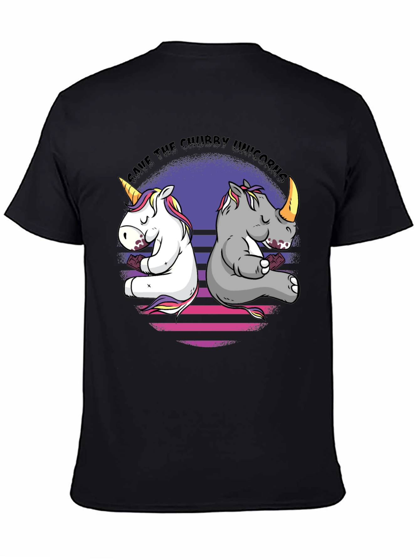 Save the Chubby Unicorns Graphic Tee