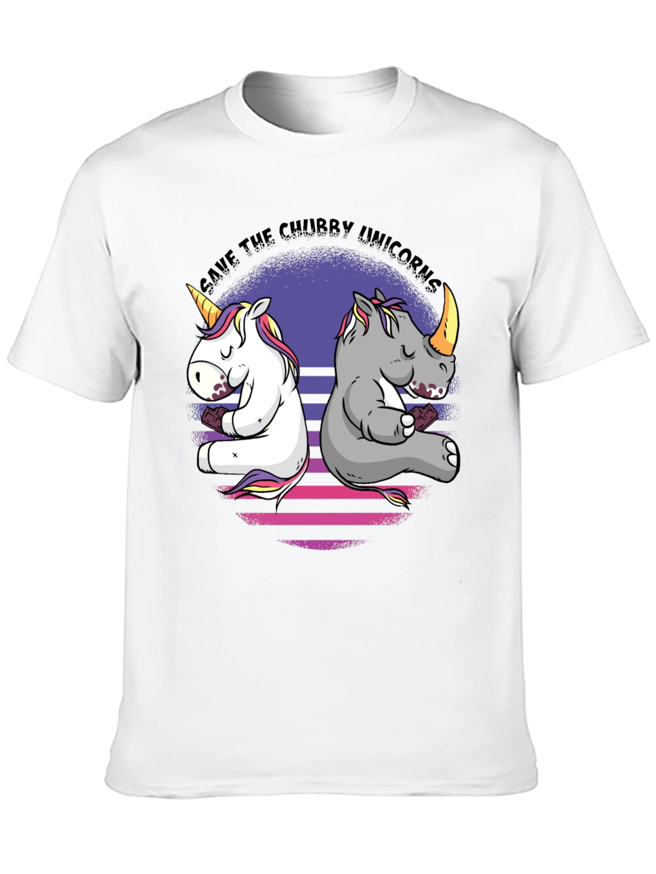 Save the Chubby Unicorns Graphic Tee