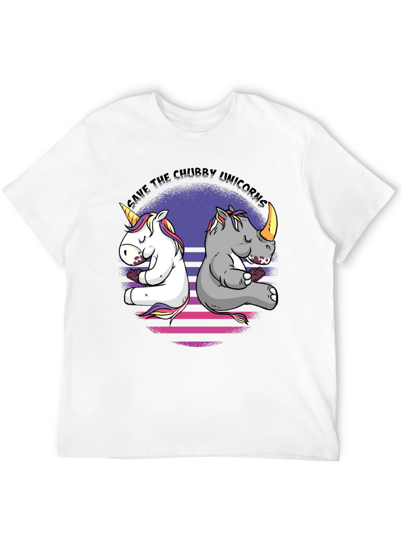 Save the Chubby Unicorns Graphic Tee
