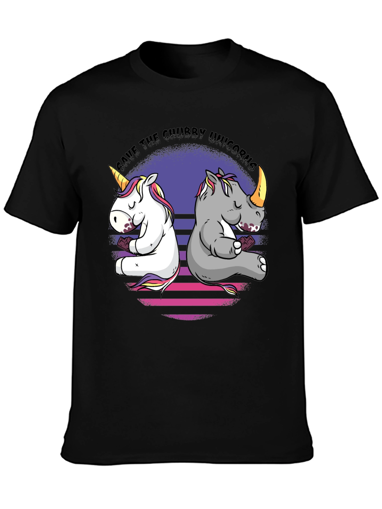 Save the Chubby Unicorns Graphic Tee