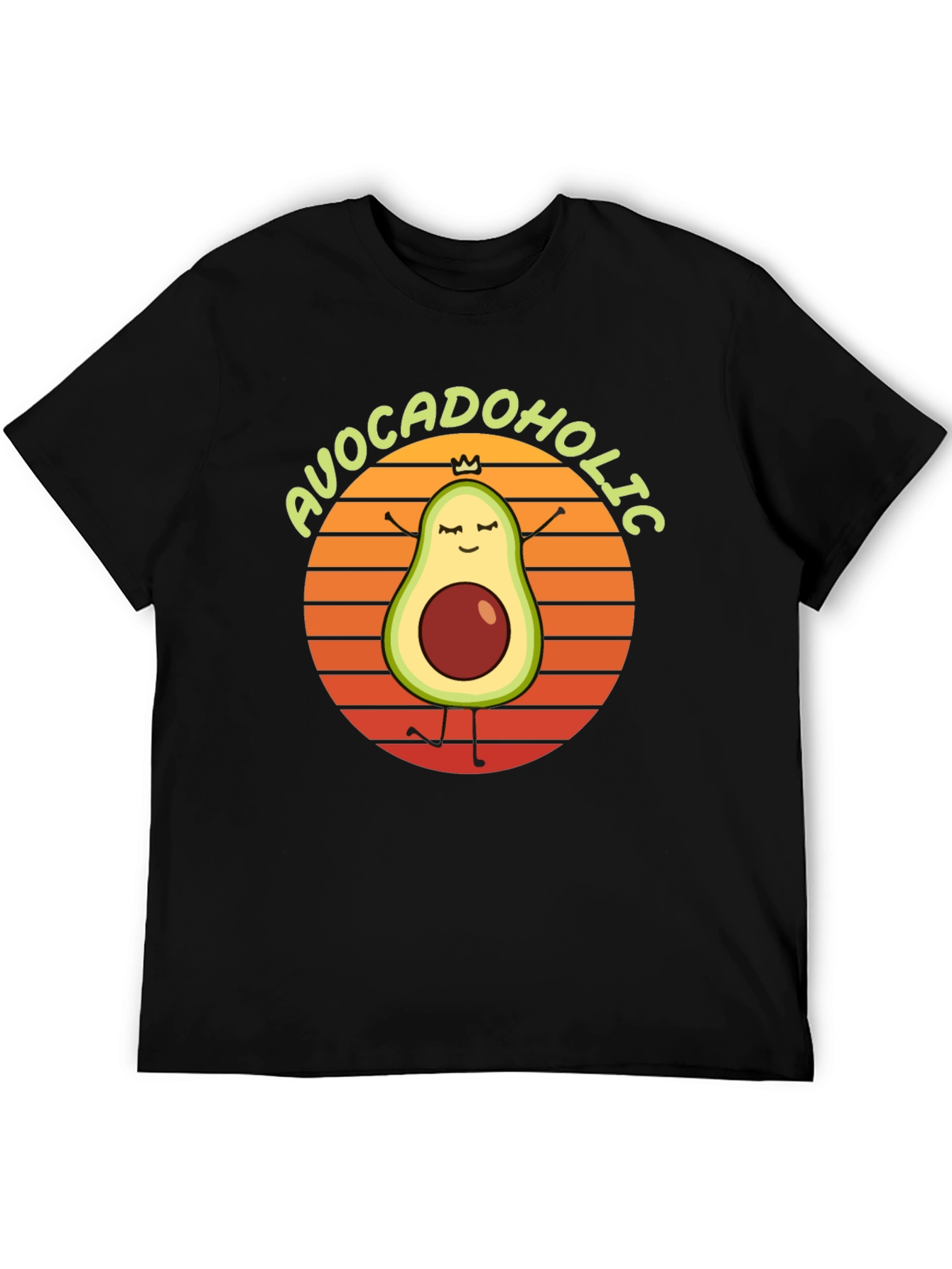Avocadoholic Graphic T-Shirt