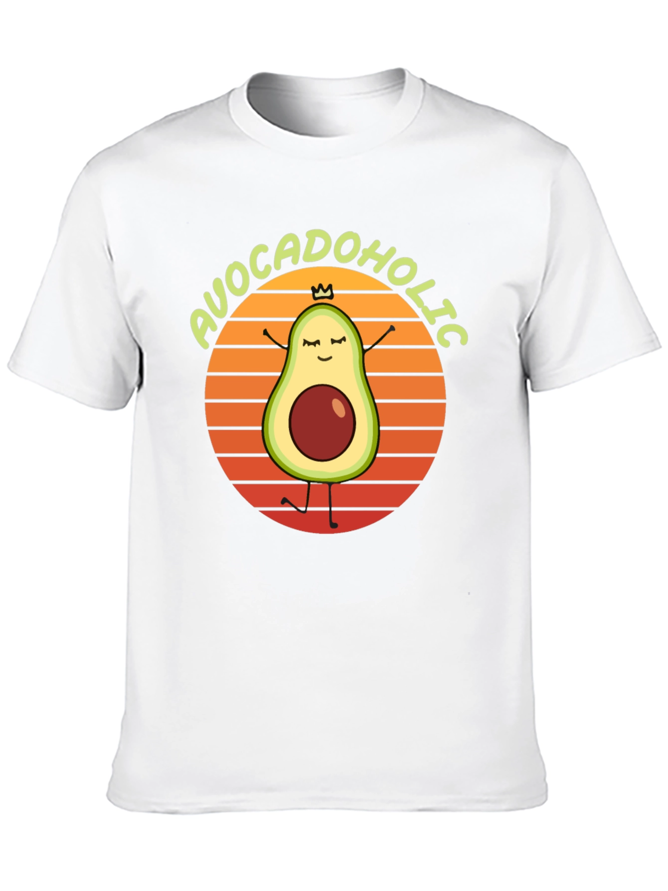 Avocadoholic Graphic T-Shirt