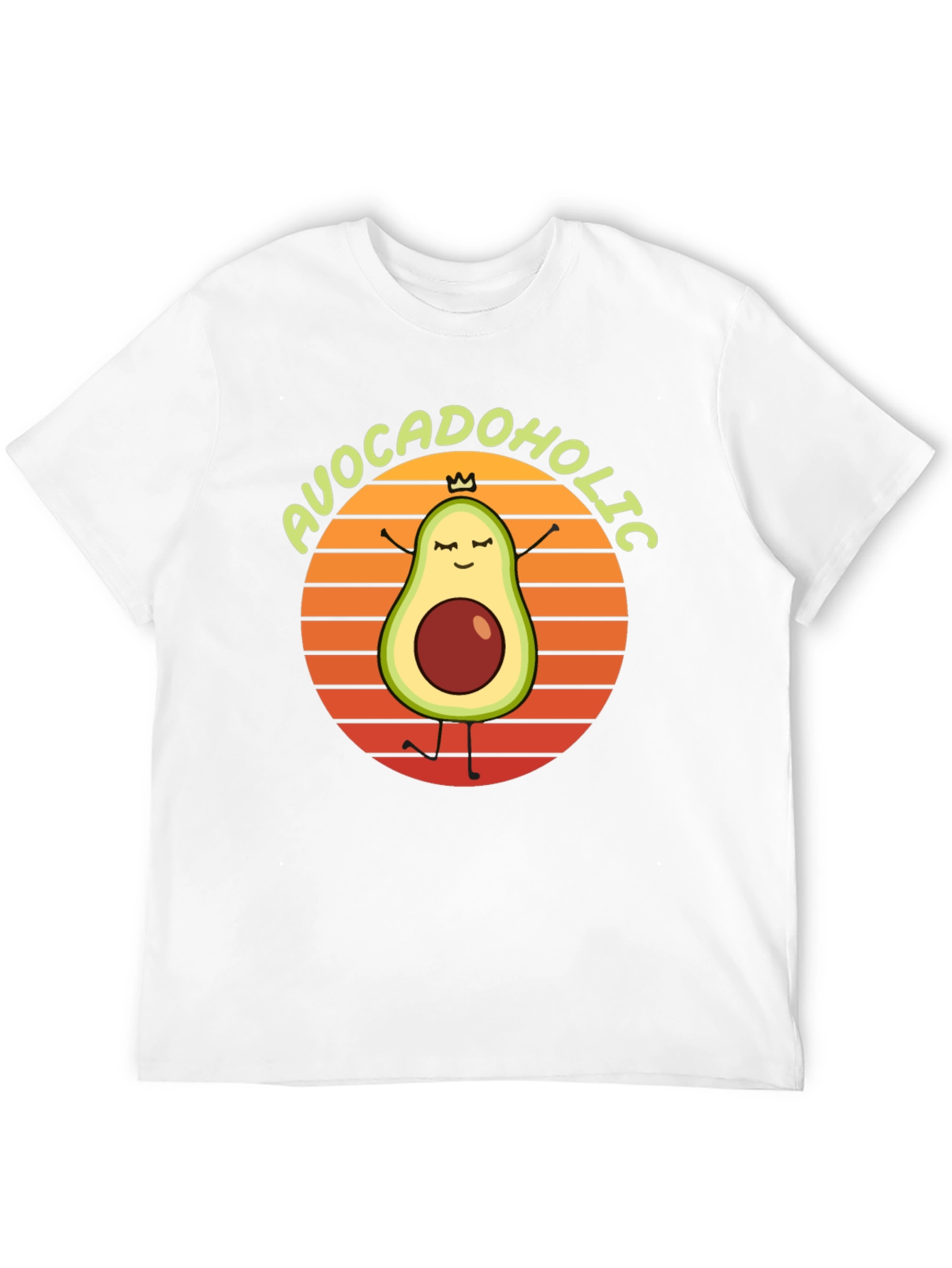 Avocadoholic Graphic T-Shirt
