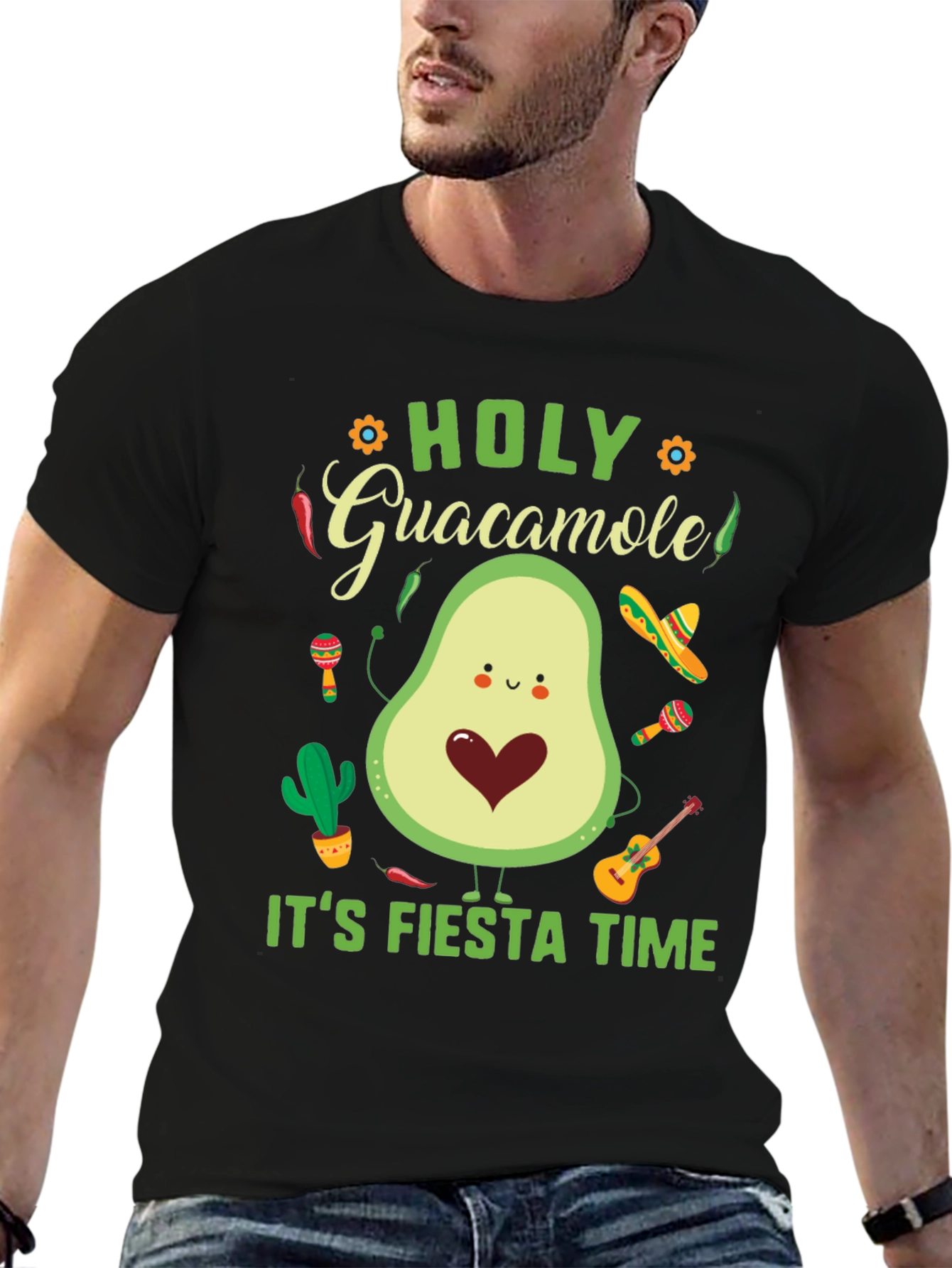 Fiesta Time Avocado Graphic Tee