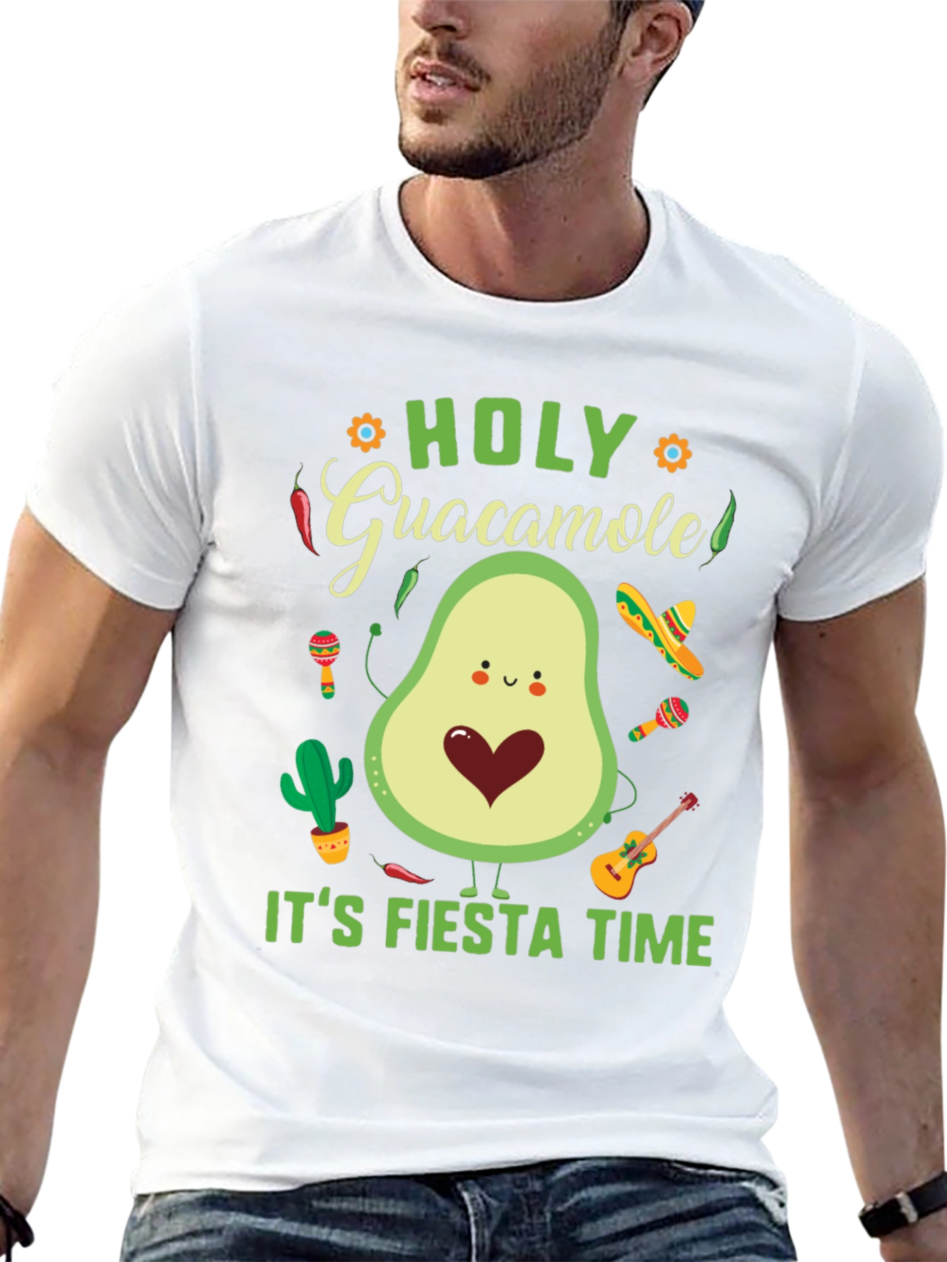 Fiesta Time Avocado Graphic Tee