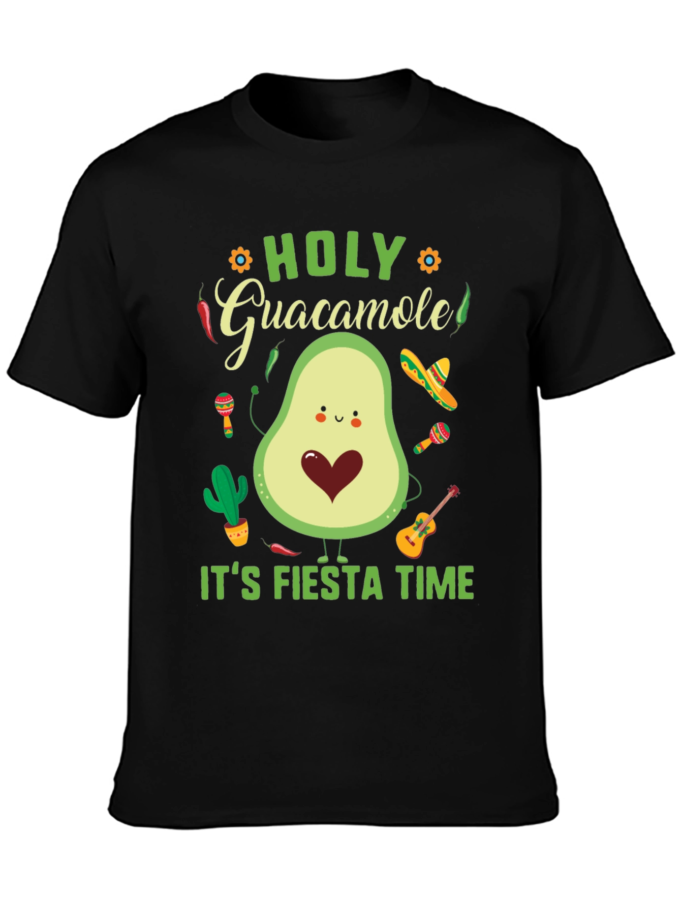 Fiesta Time Avocado Graphic Tee