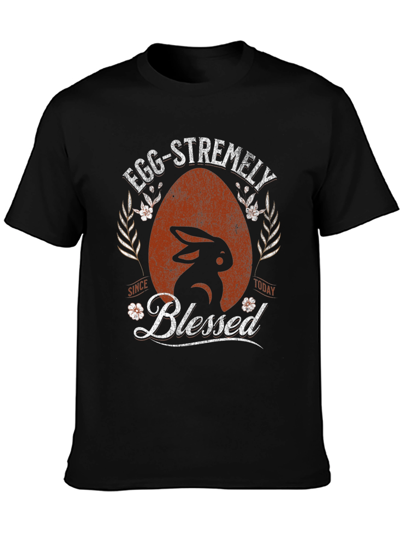 Egg-stremely Blessed Easter Bunny Graphic Tee