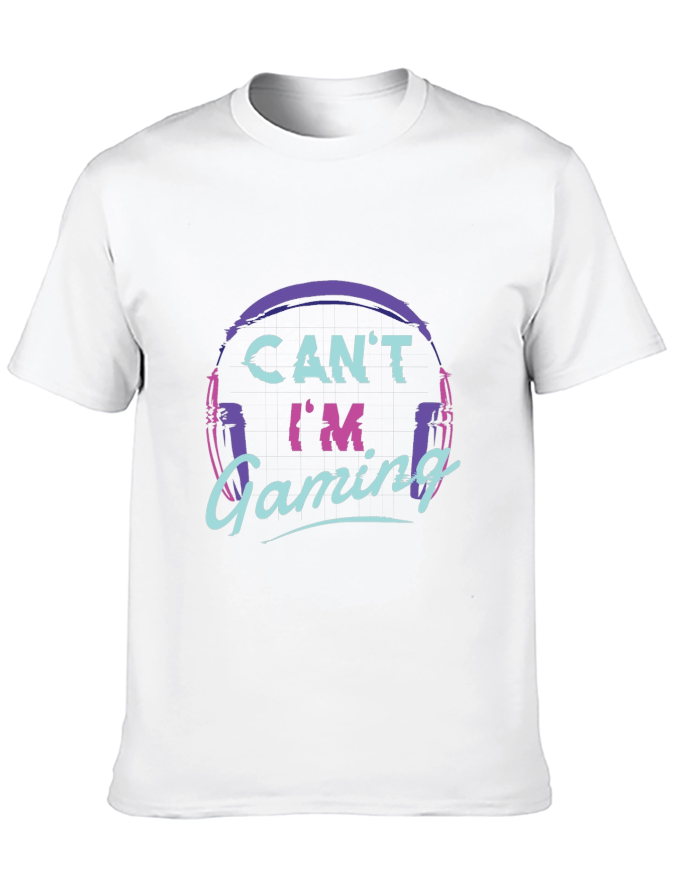 Cant Im Gaming Black T-Shirt