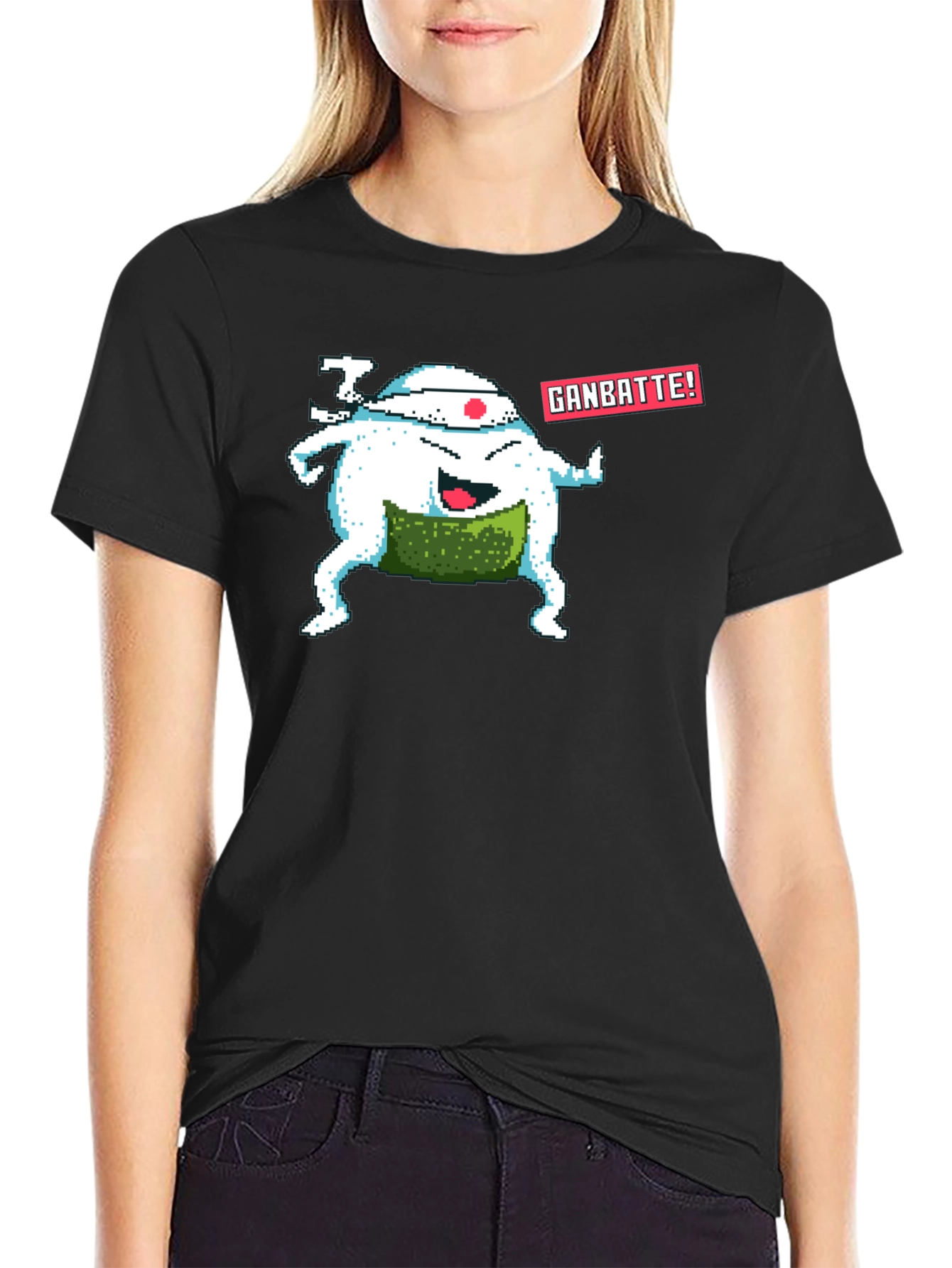 Pixel Sushi T-Shirt - Ganbatte!