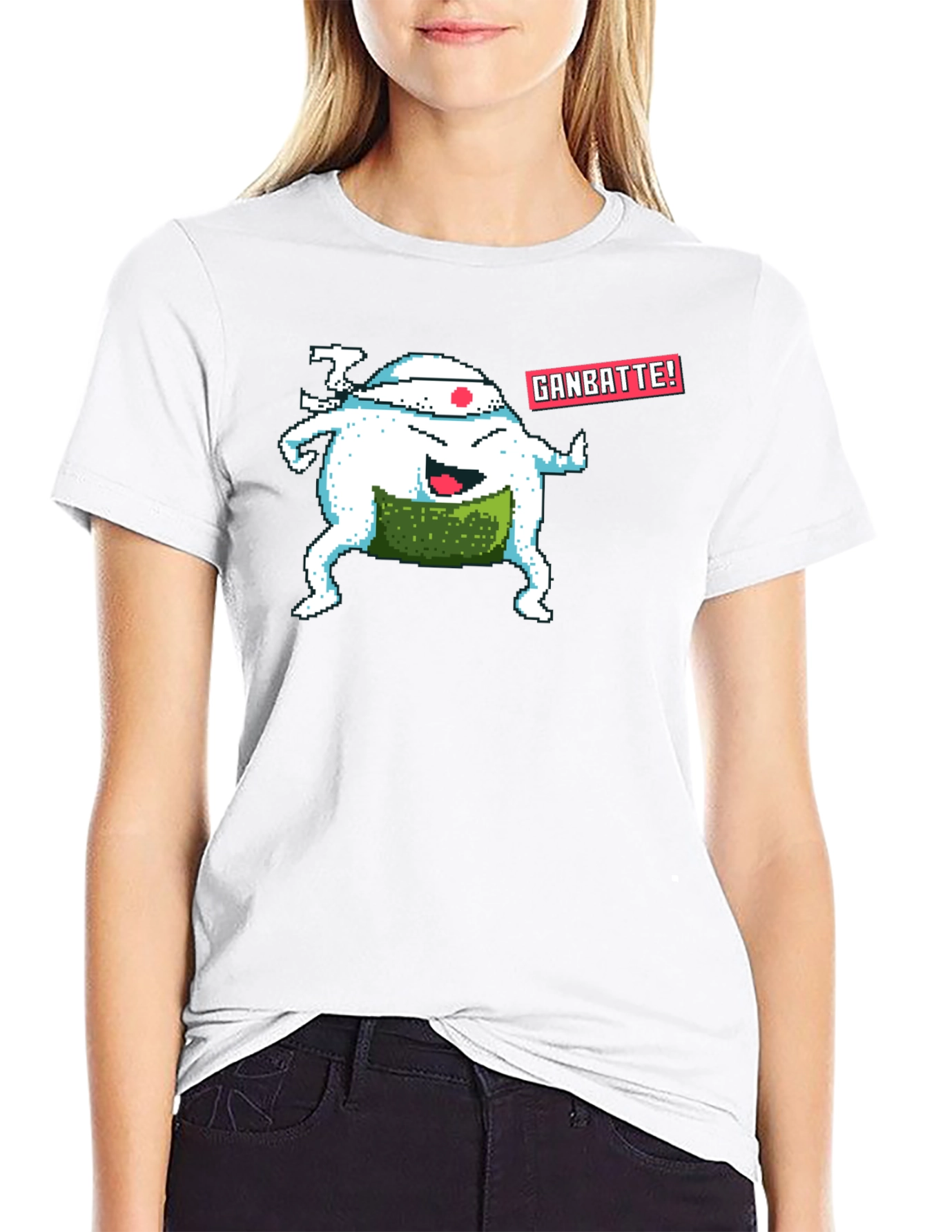 Pixel Sushi T-Shirt - Ganbatte!
