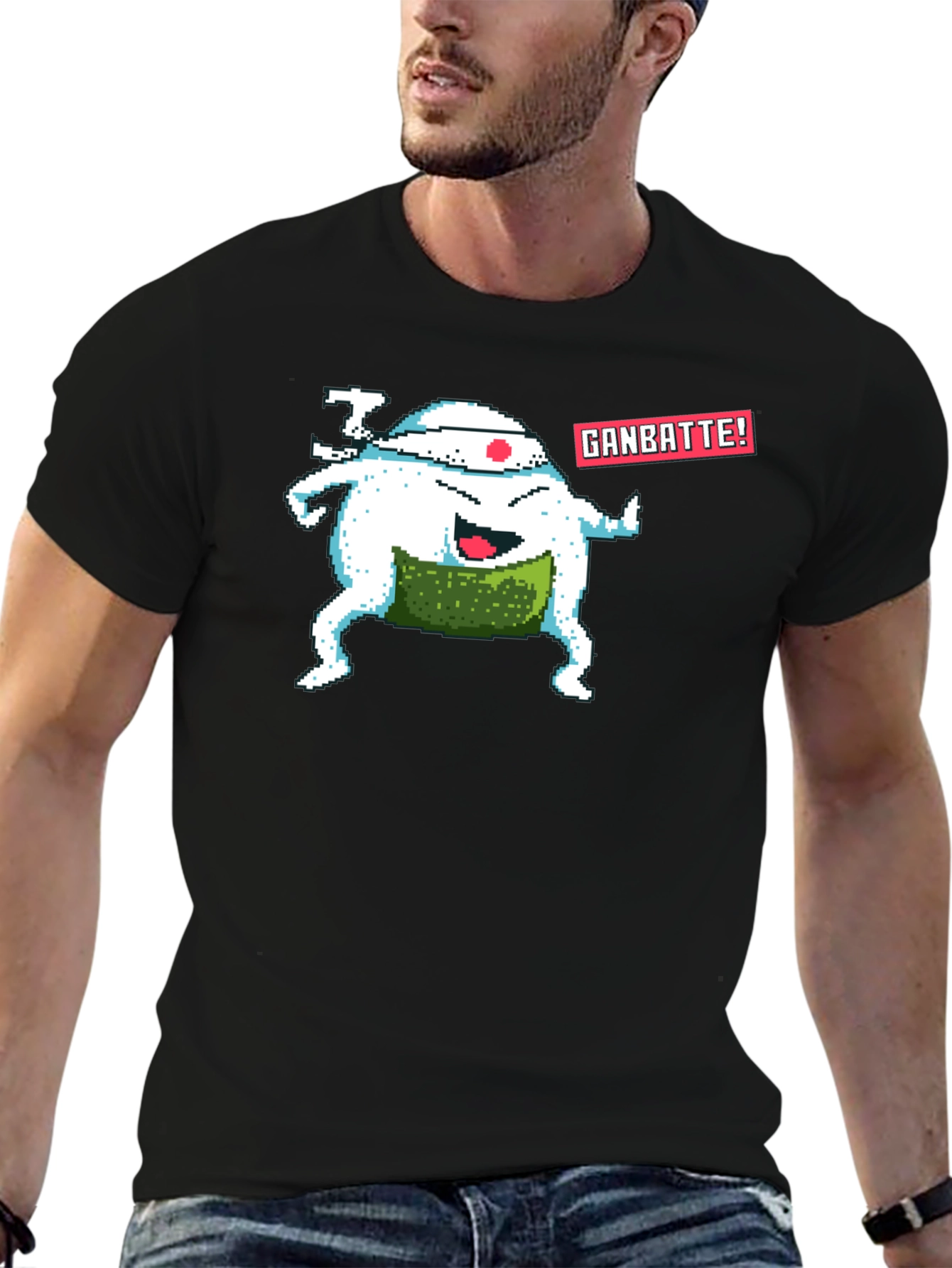 Pixel Sushi T-Shirt - Ganbatte!