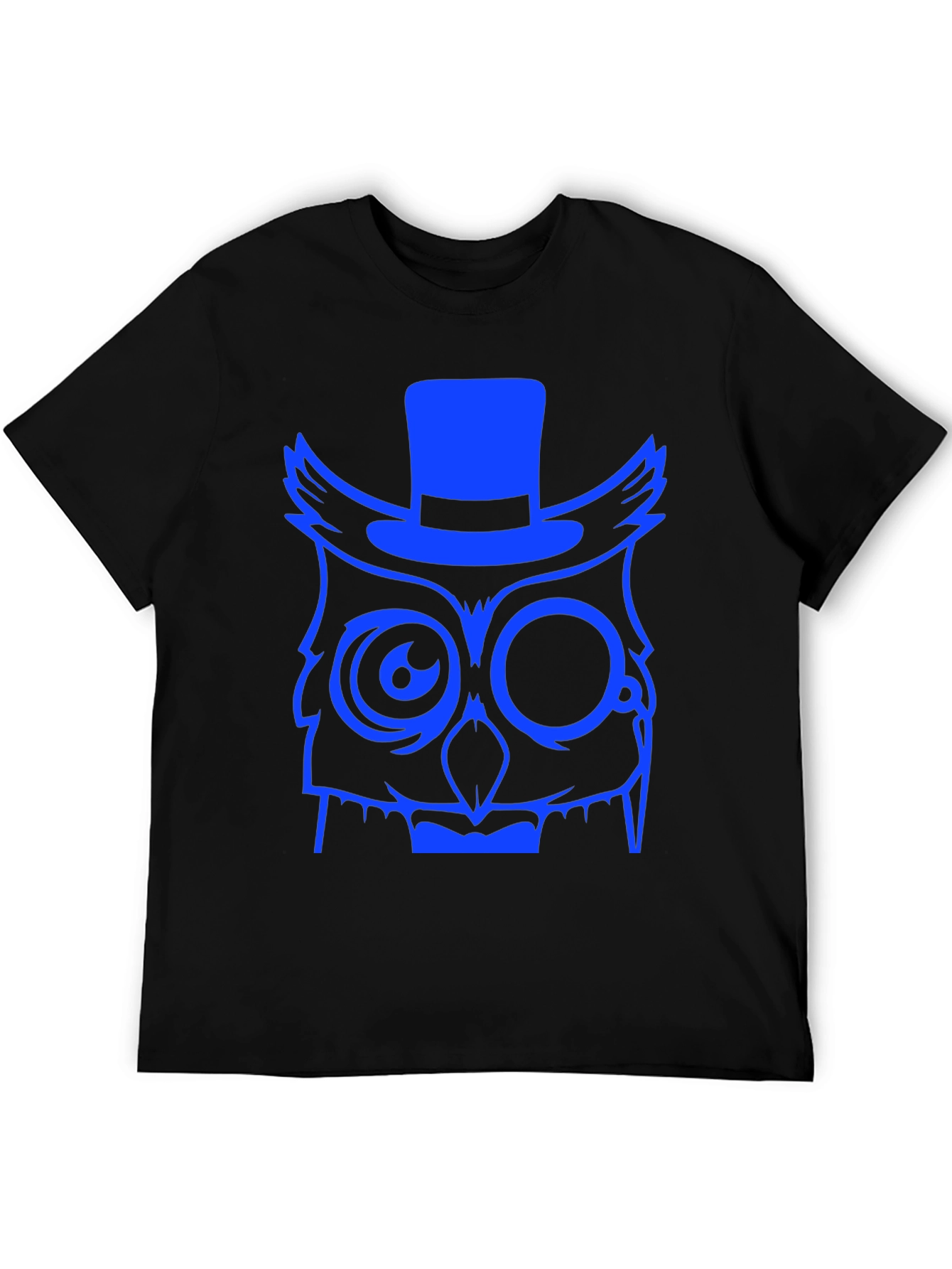 Owl Top Hat Graphic Tee - Unique Design T-Shirt