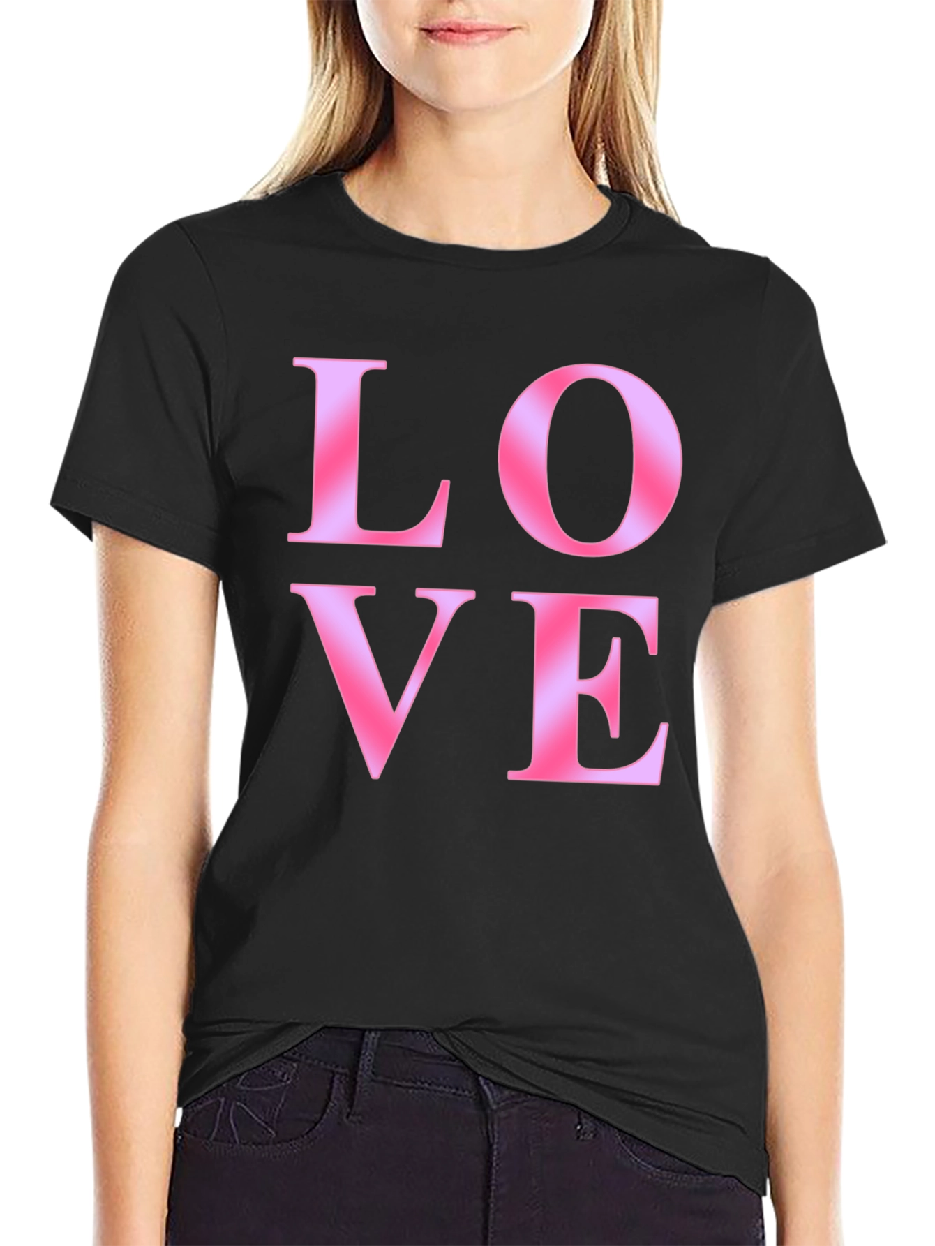 Love Gradient Graphic T-Shirt