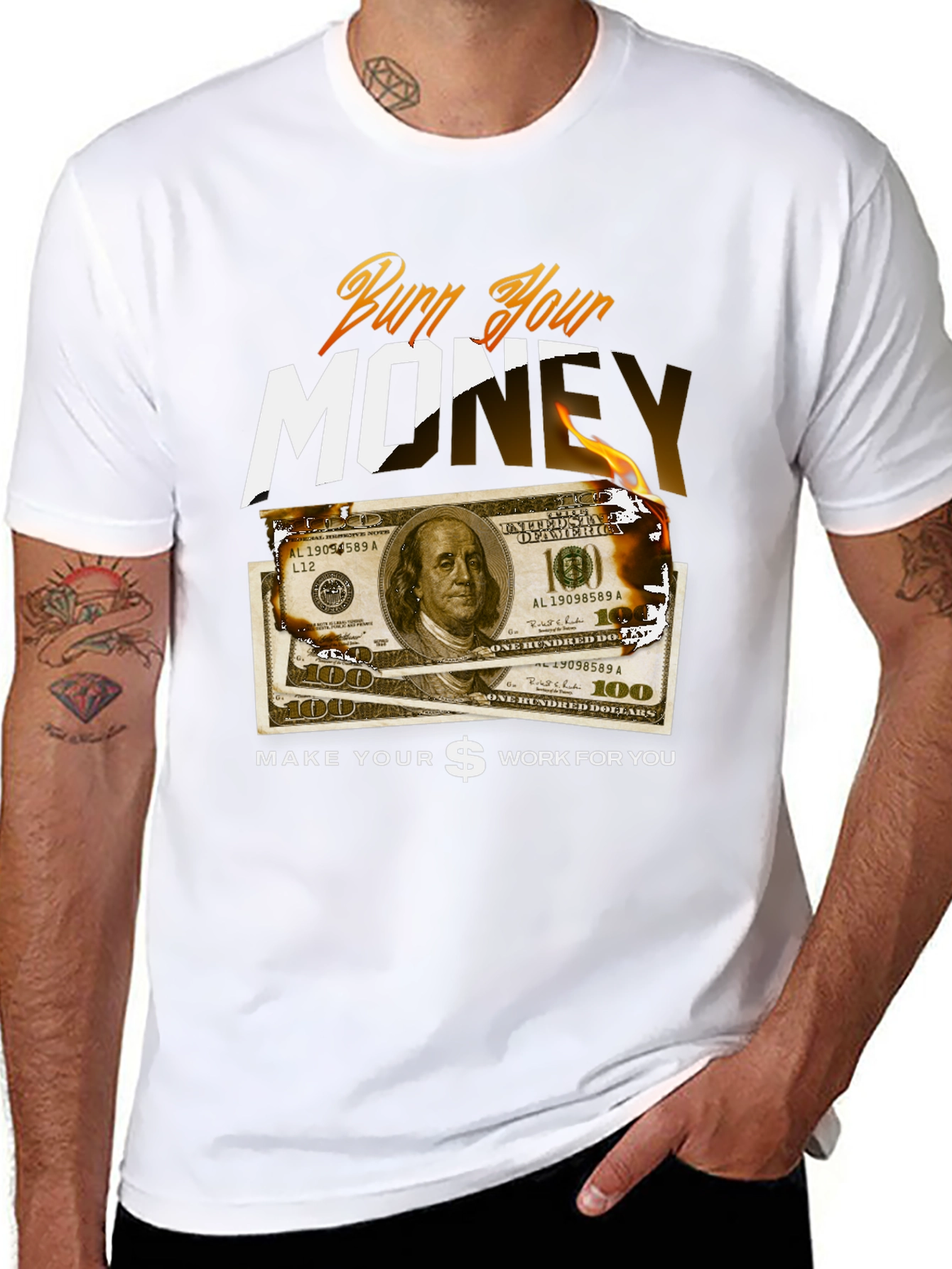 Burn Your Money Graphic Tee