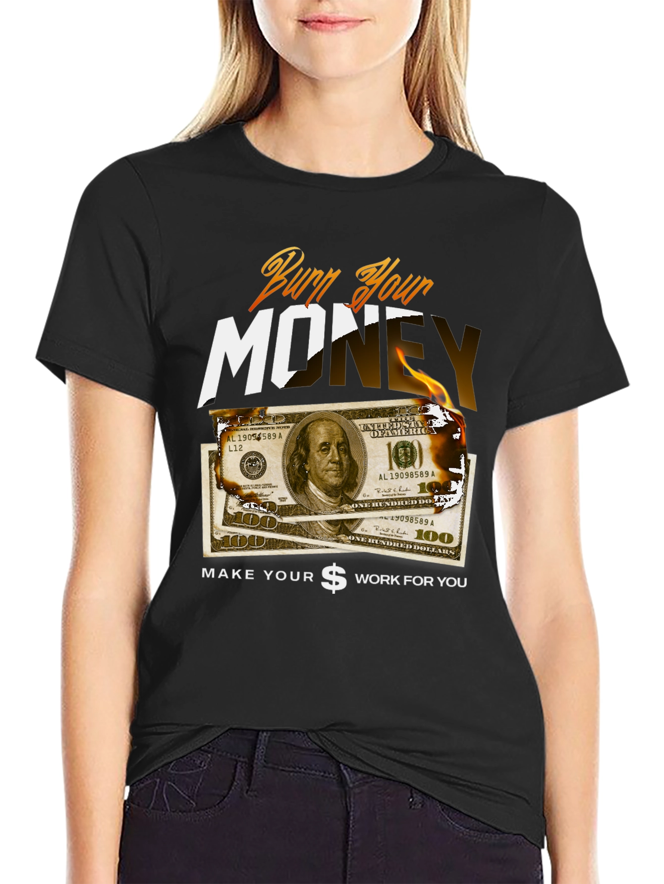 Burn Your Money Graphic Tee