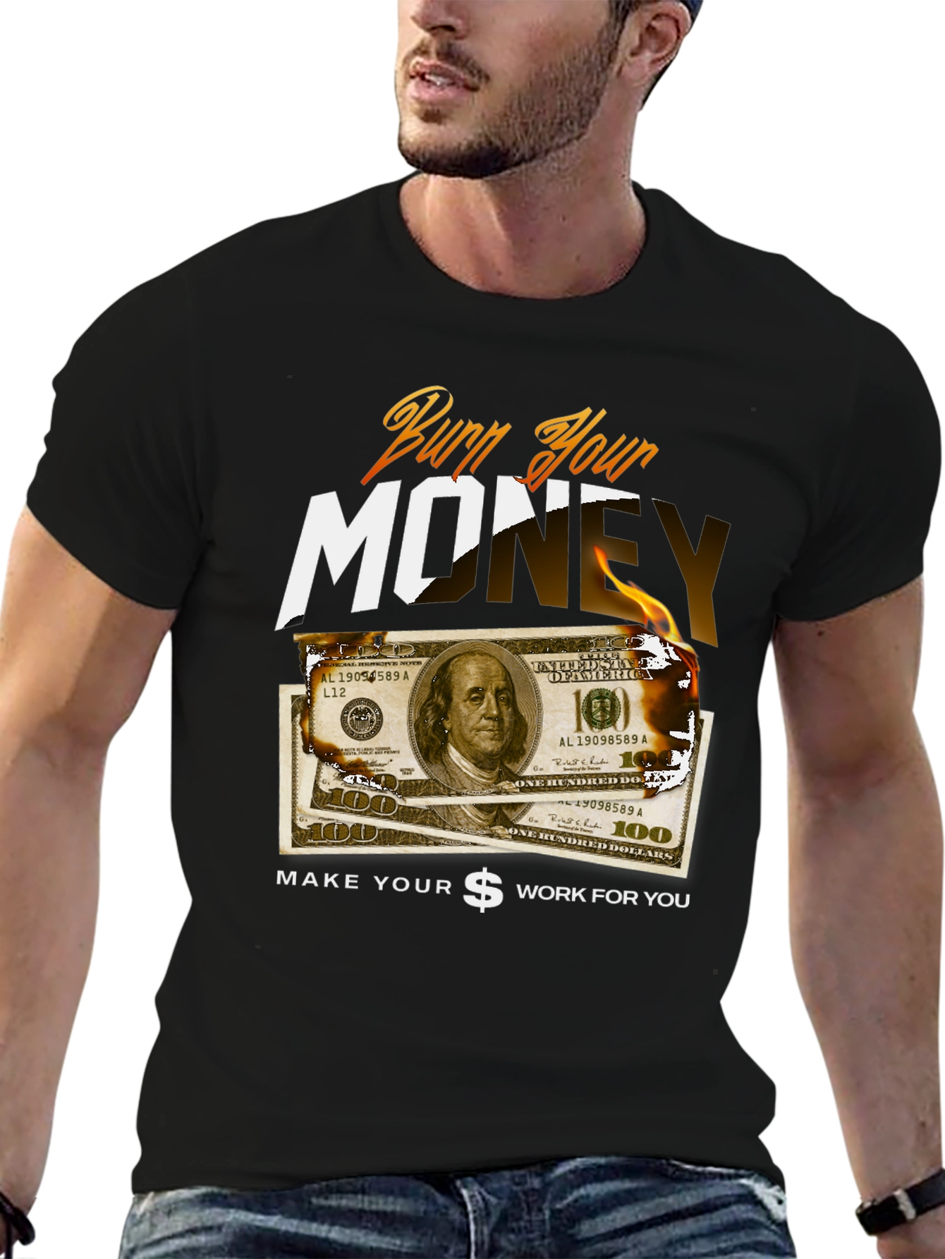 Burn Your Money Graphic Tee