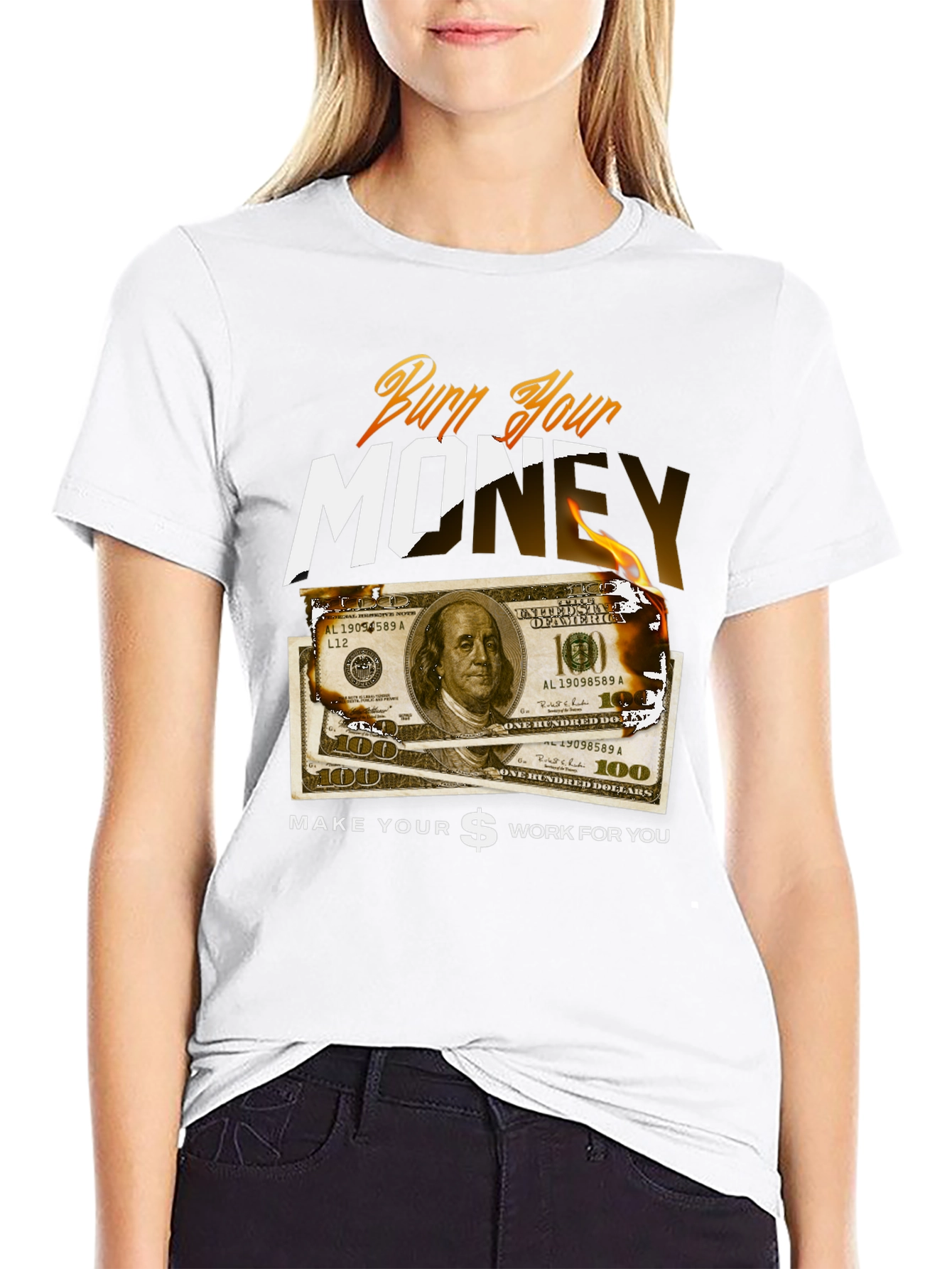 Burn Your Money Graphic Tee