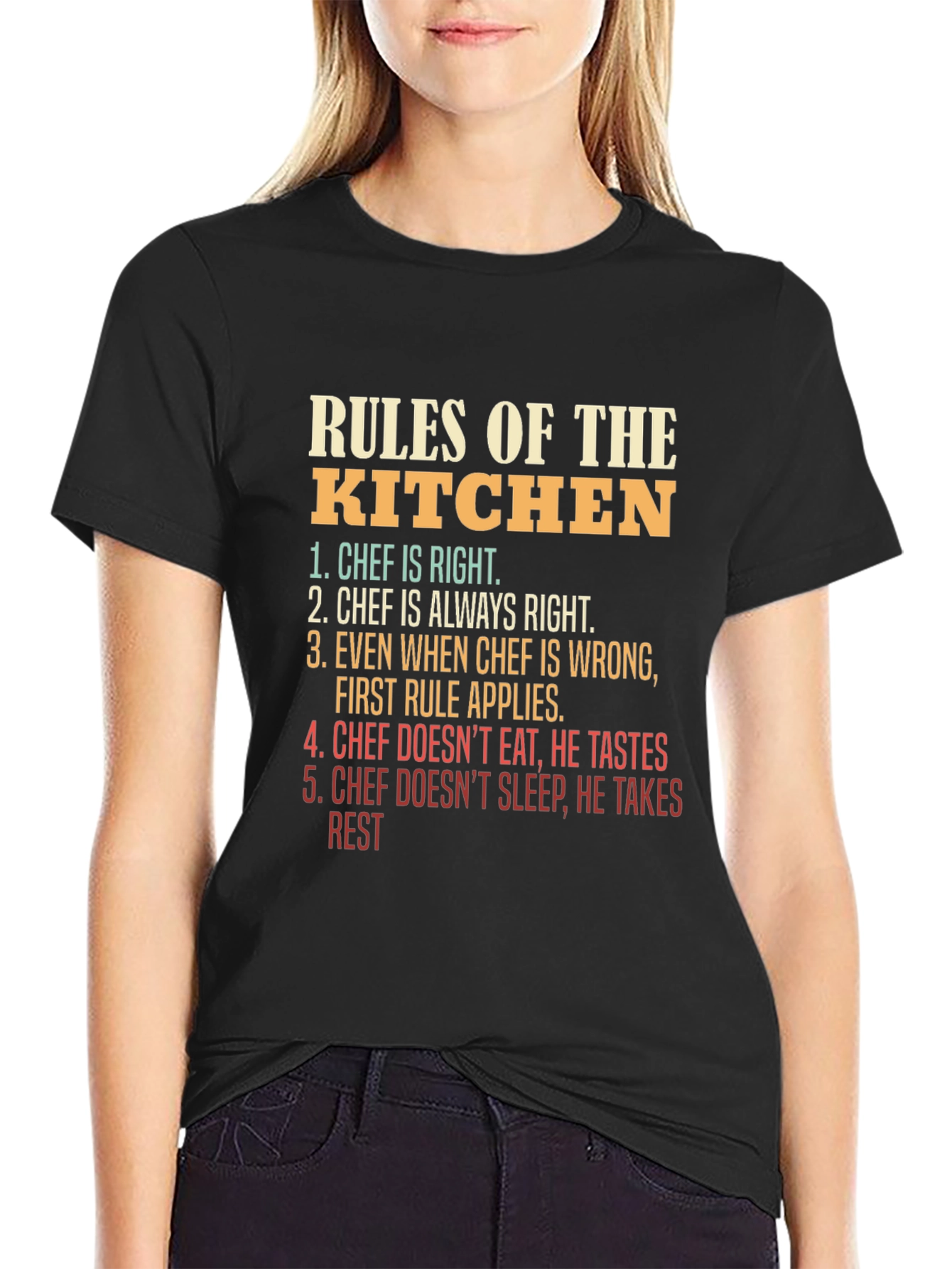 Rules of the Kitchen T-Shirt - Chef Edition