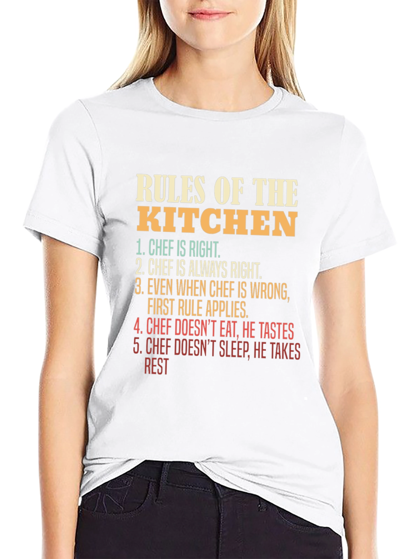 Rules of the Kitchen T-Shirt - Chef Edition