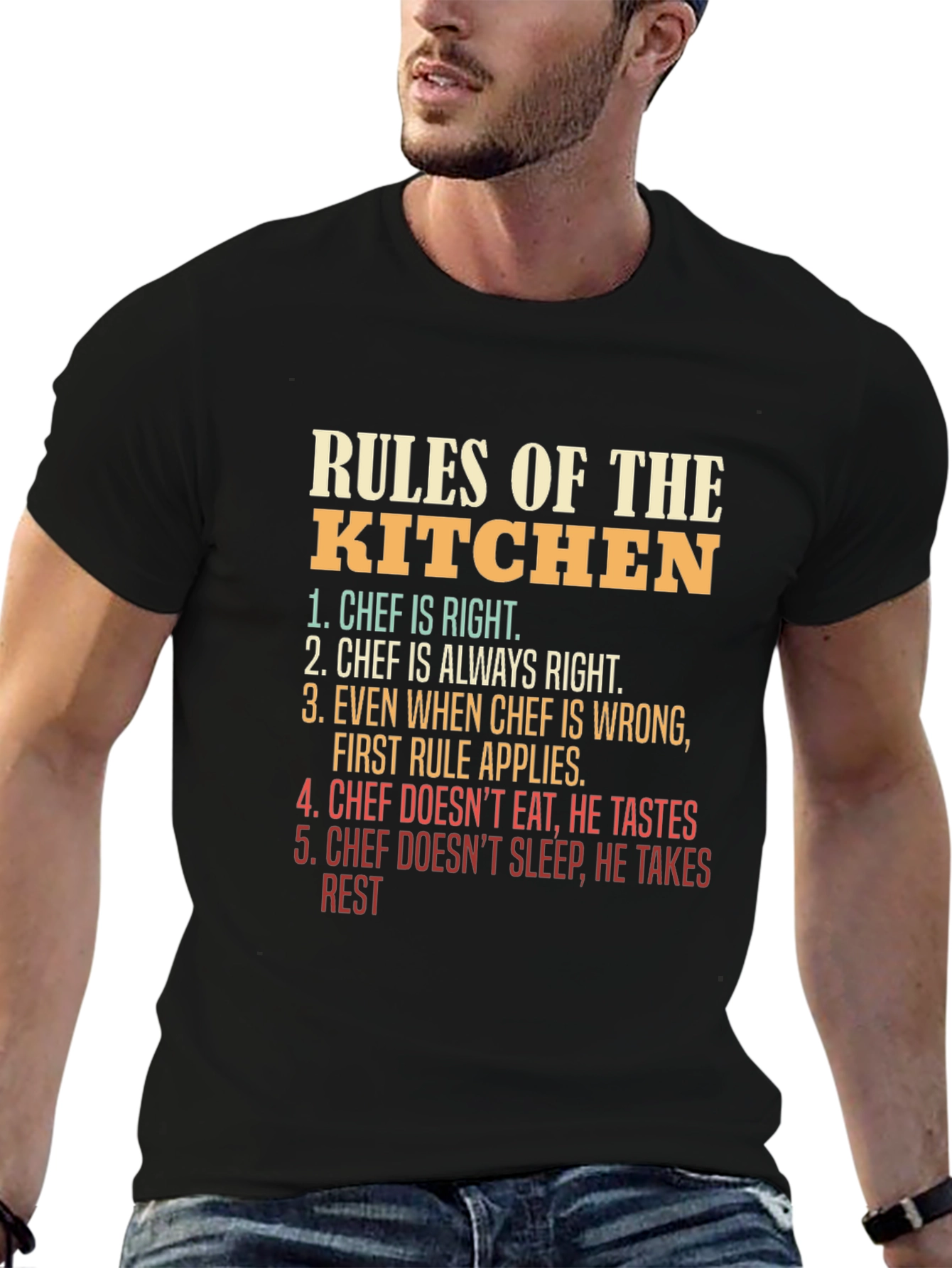Rules of the Kitchen T-Shirt - Chef Edition