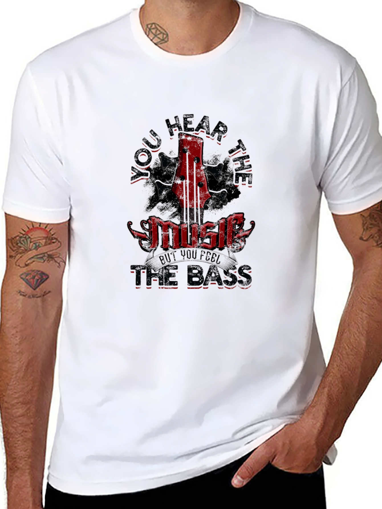 You Hear the Music Bass Guitar T-Shirt