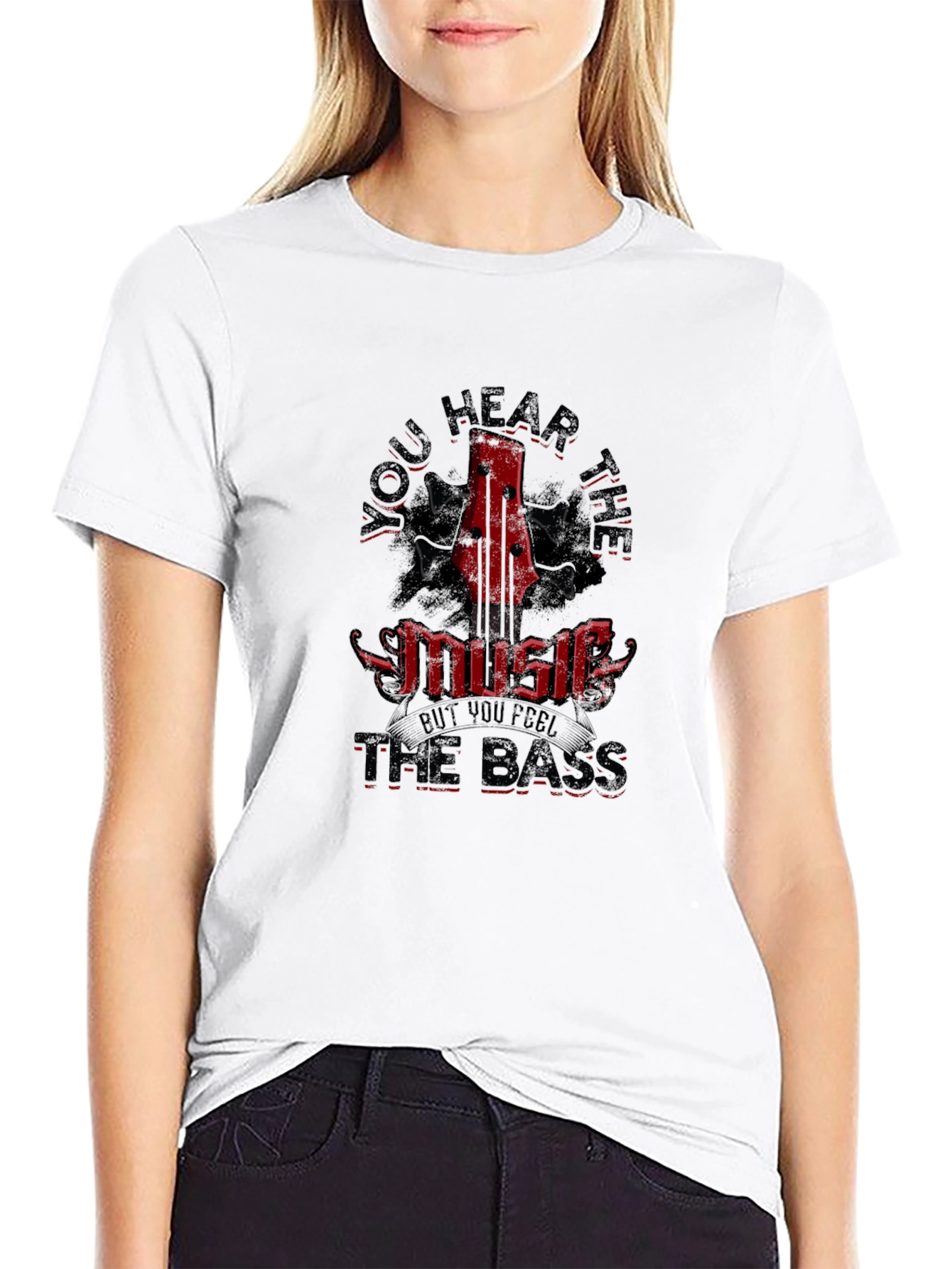 You Hear the Music Bass Guitar T-Shirt