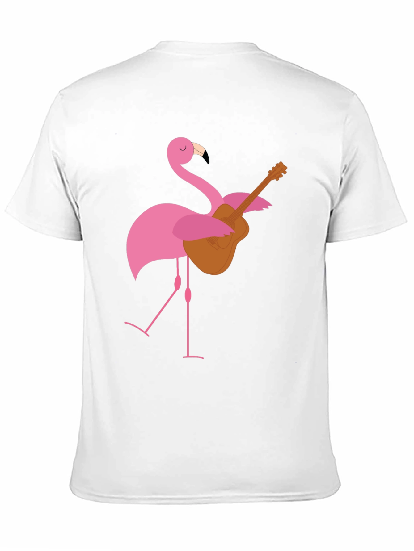 Flamingo Guitar T-Shirt - Playful Graphic Tee