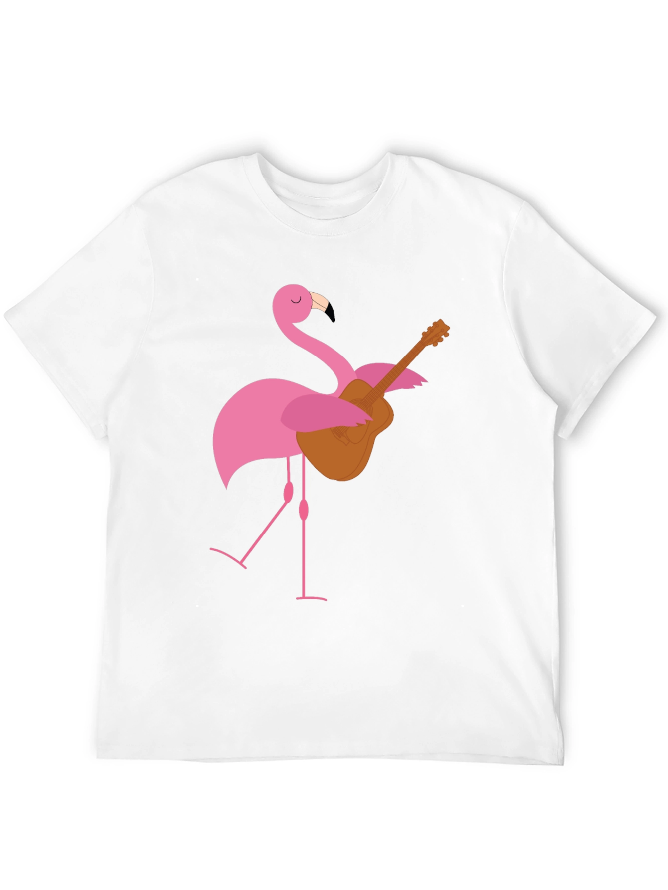 Flamingo Guitar T-Shirt - Playful Graphic Tee