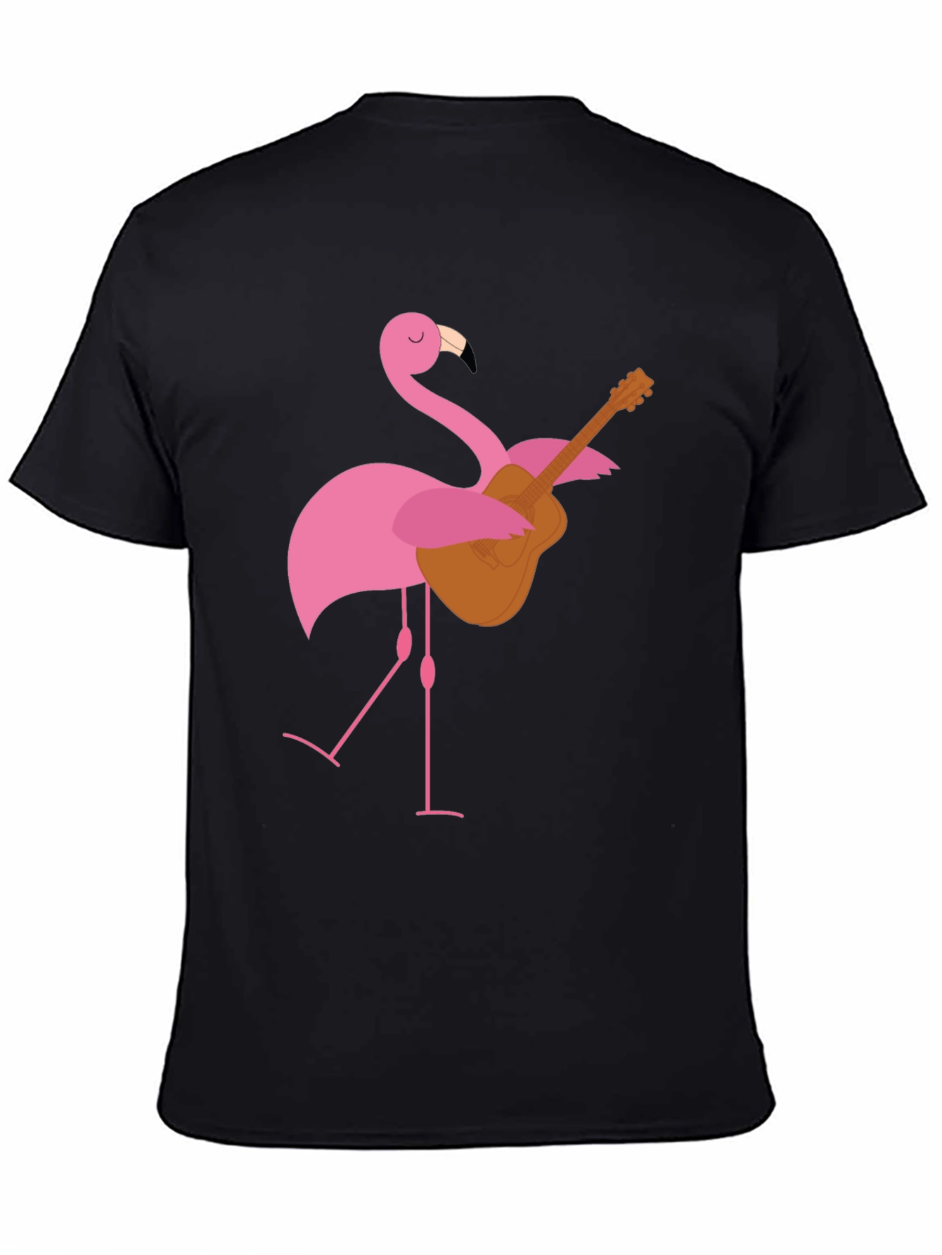 Flamingo Guitar T-Shirt - Playful Graphic Tee