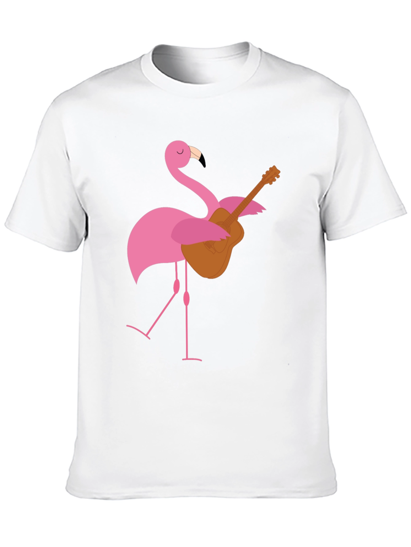 Flamingo Guitar T-Shirt - Playful Graphic Tee