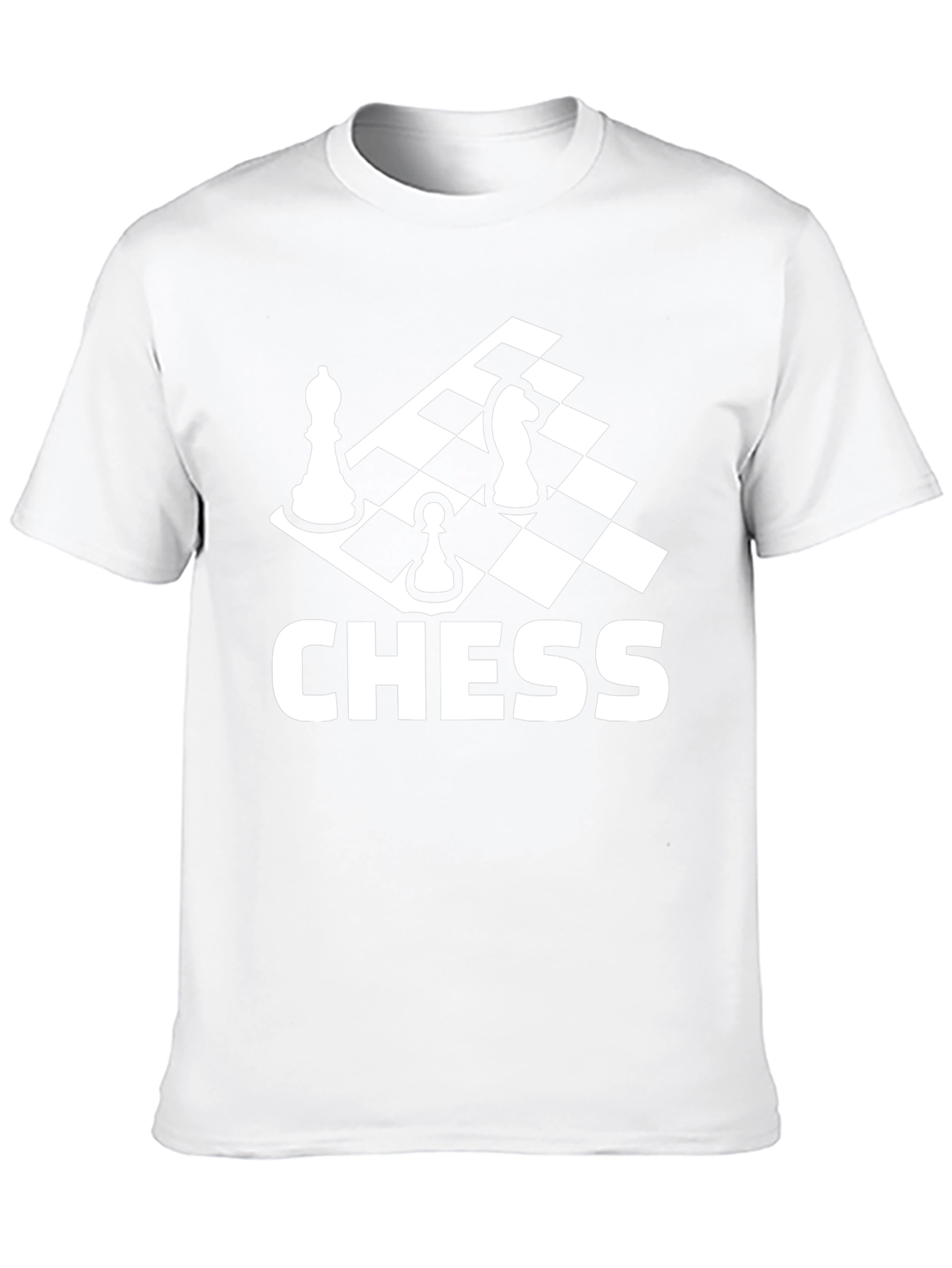 Chess Graphic T-Shirt - Black Cotton Tee