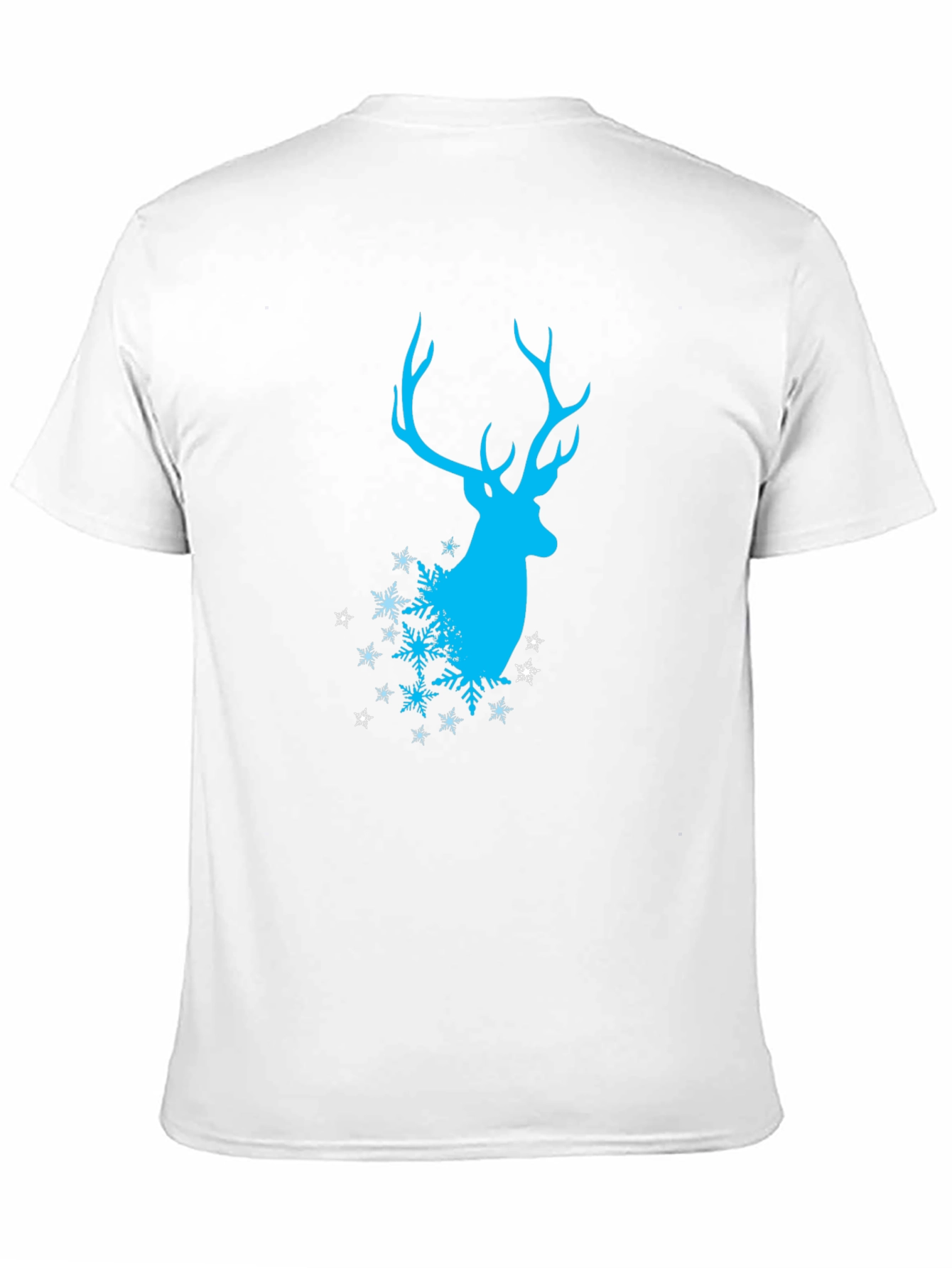 Winter Deer T-Shirt - Stylish Black Tee
