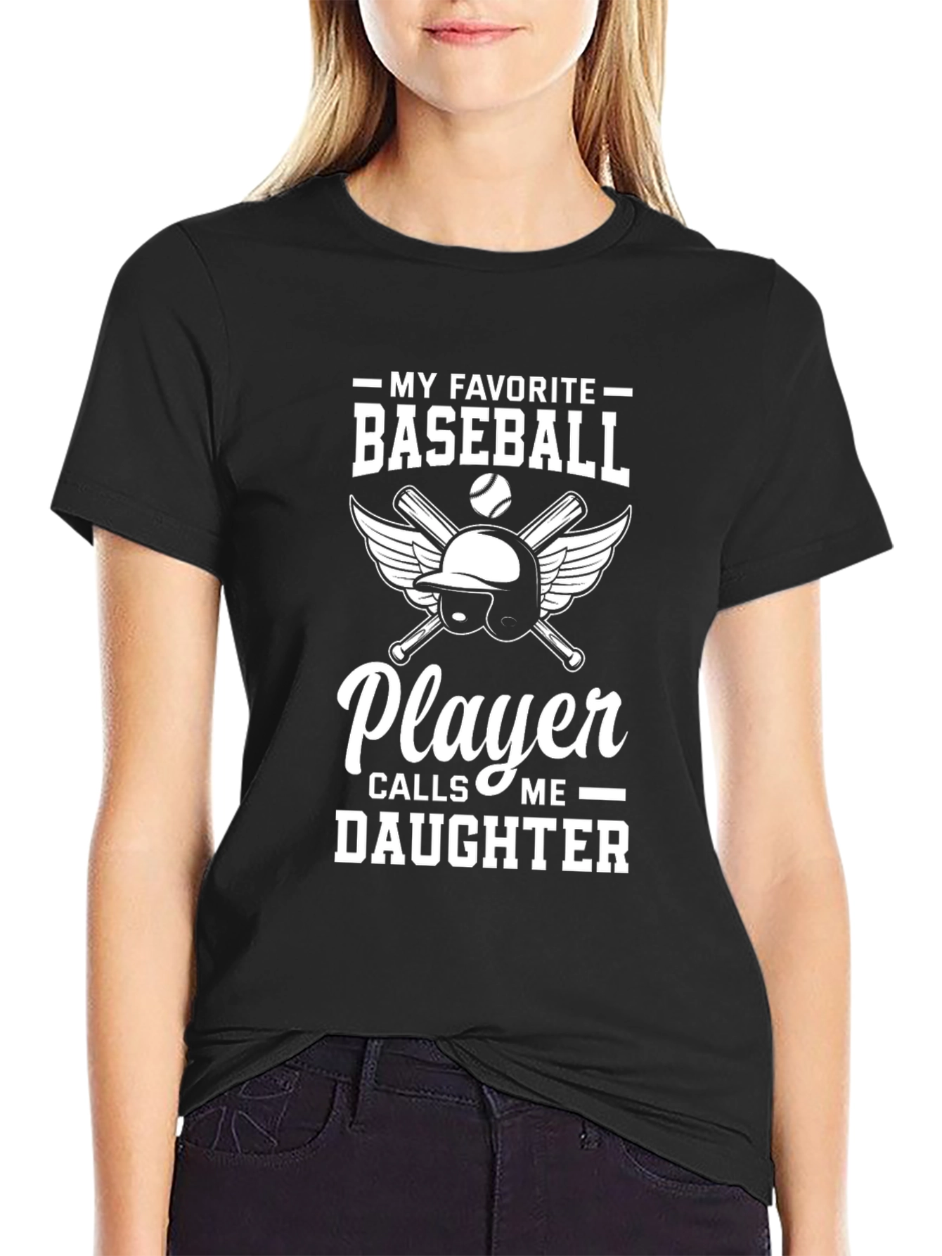 Baseball Player Daughter T-Shirt