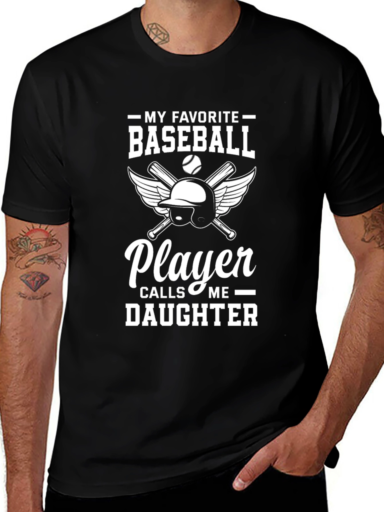 Baseball Player Daughter T-Shirt