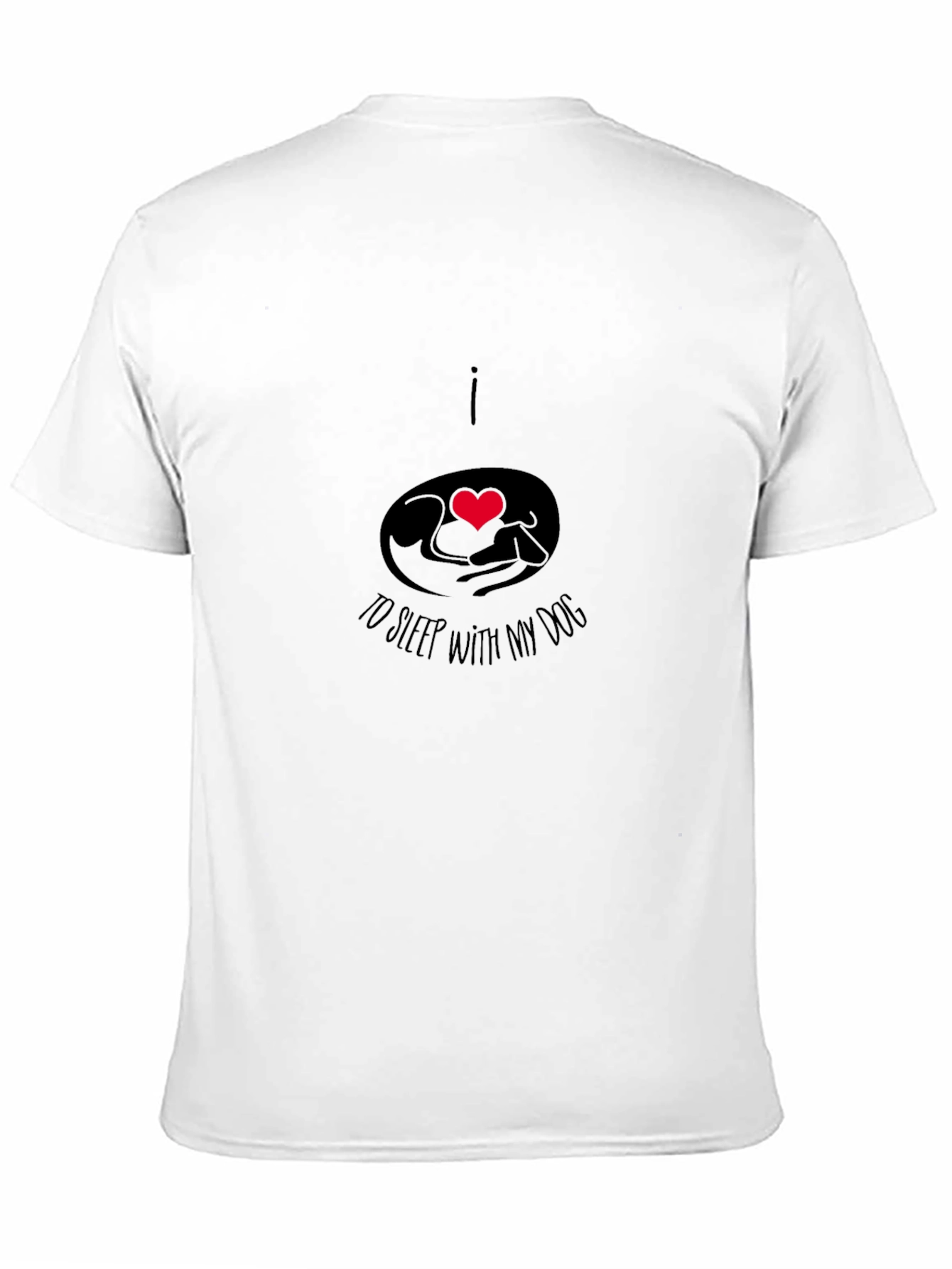 I Love to Sleep With My Dog Graphic Tee
