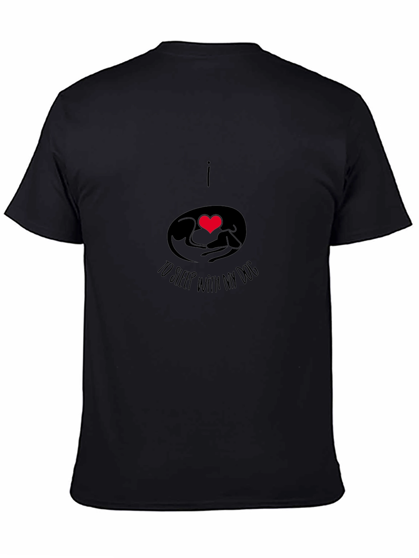 I Love to Sleep With My Dog Graphic Tee