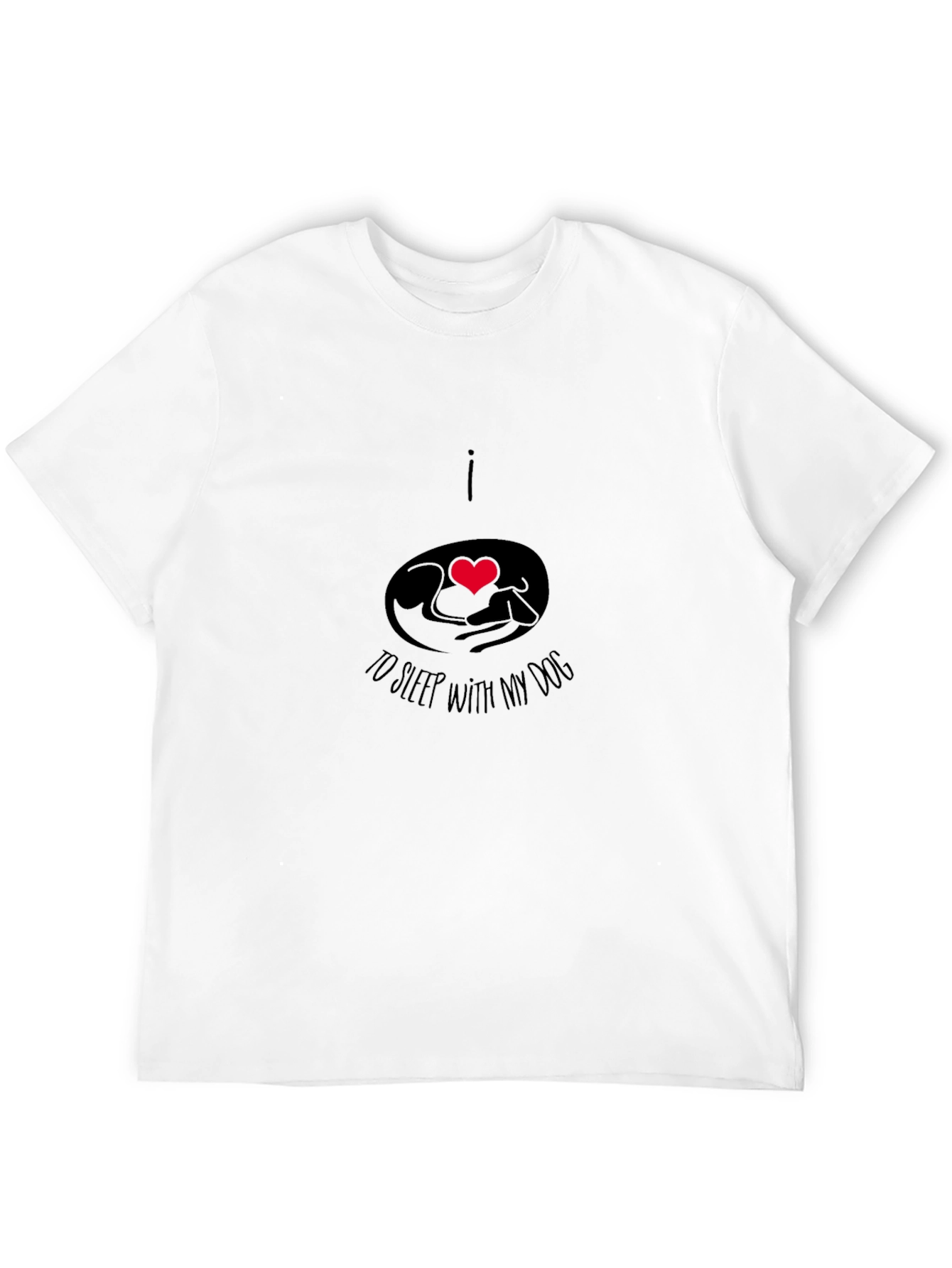 I Love to Sleep With My Dog Graphic Tee