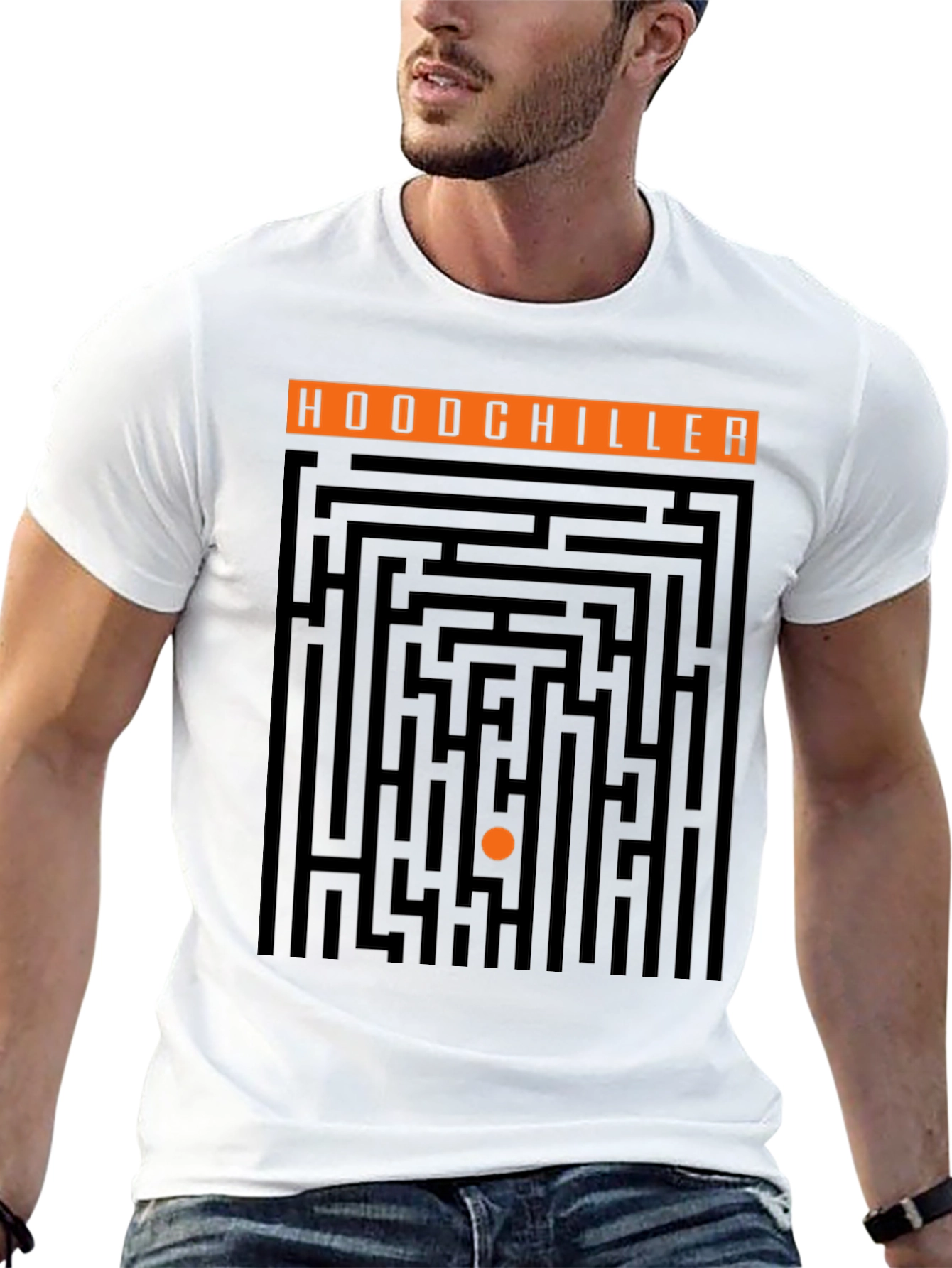 Hoodchiller Maze T-Shirt - Brain Teaser Tee