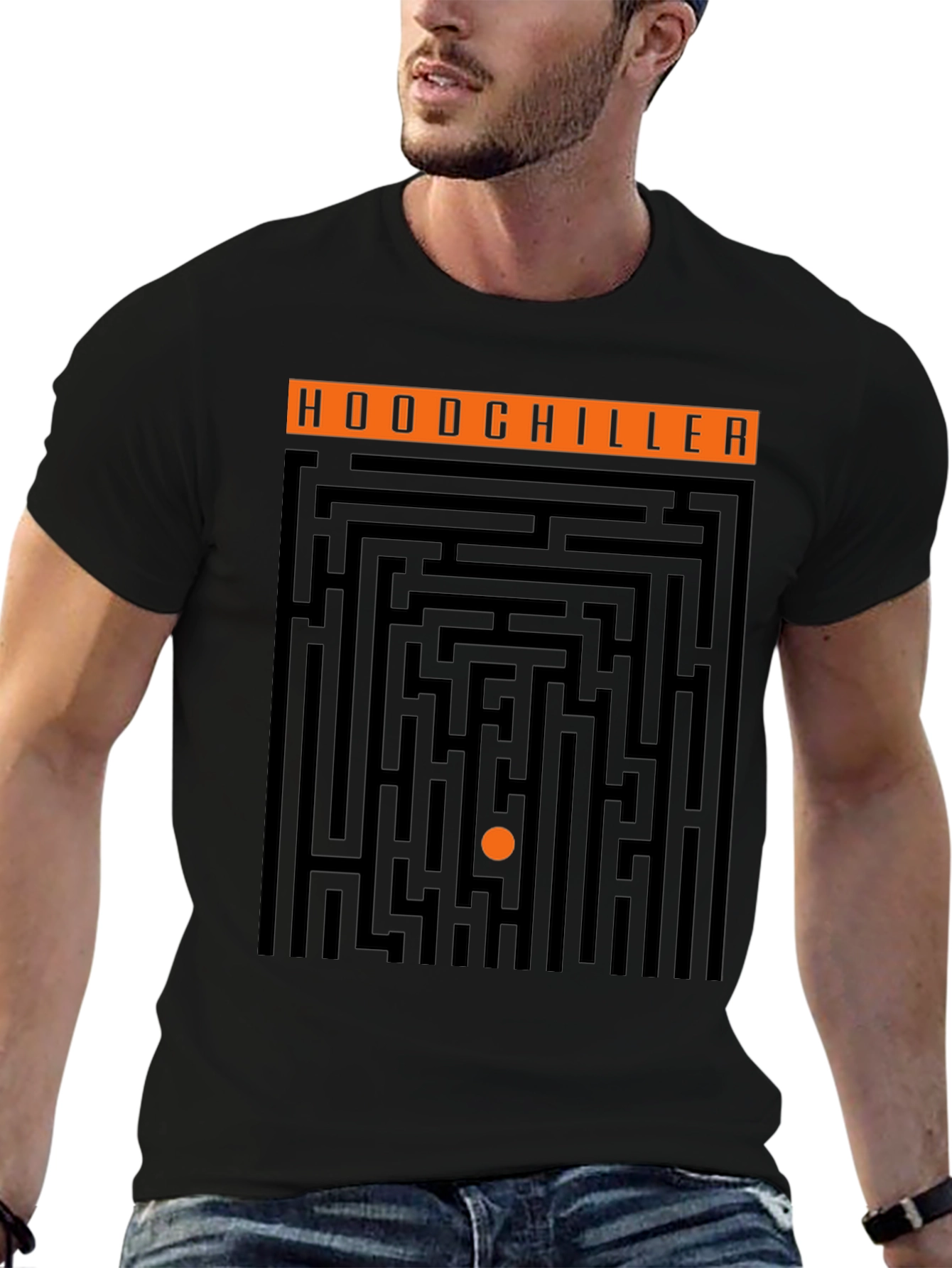 Hoodchiller Maze T-Shirt - Brain Teaser Tee