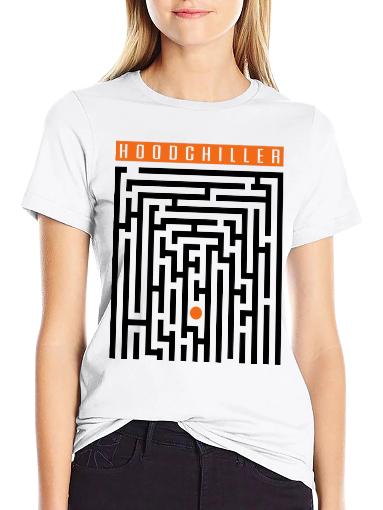 Hoodchiller Maze T-Shirt - Brain Teaser Tee
