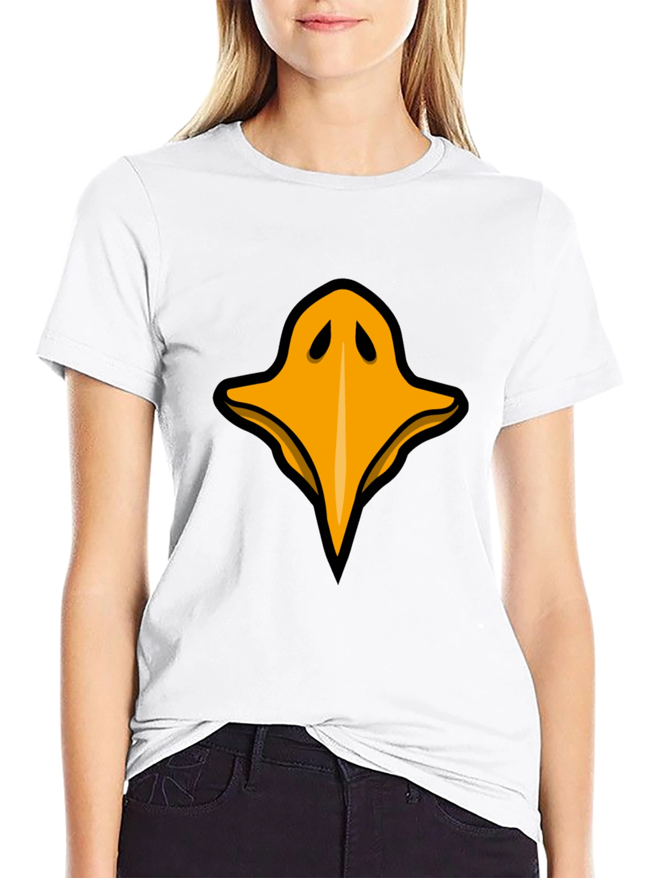 Raven Beak Graphic Tee - Black Cotton T-Shirt