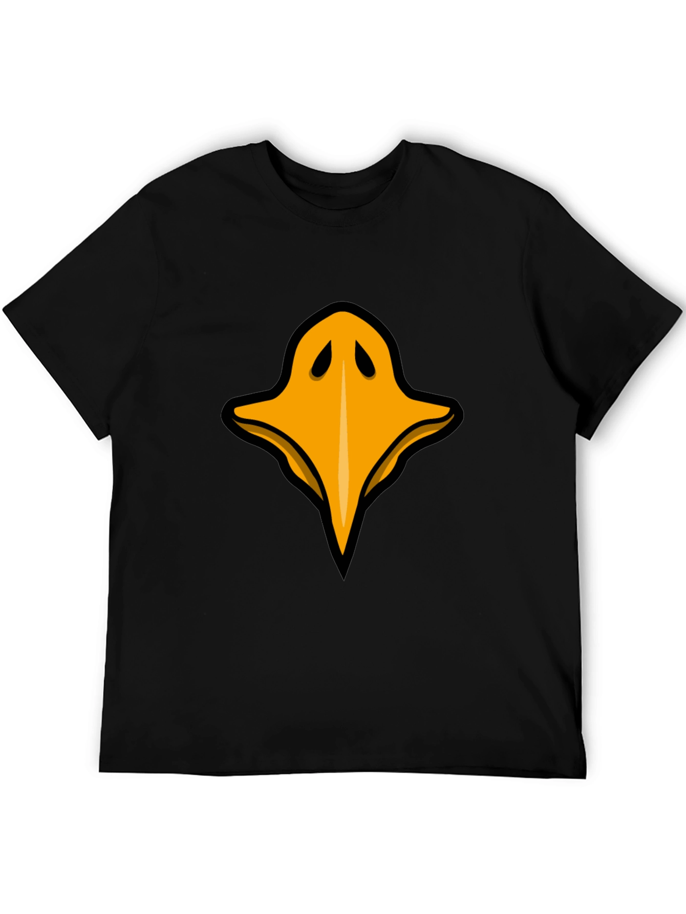 Raven Beak Graphic Tee - Black Cotton T-Shirt