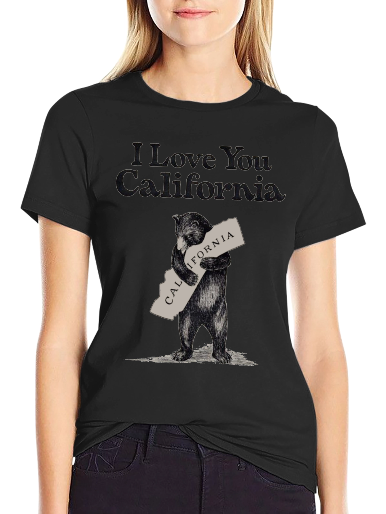 I Love You California Bear T-Shirt