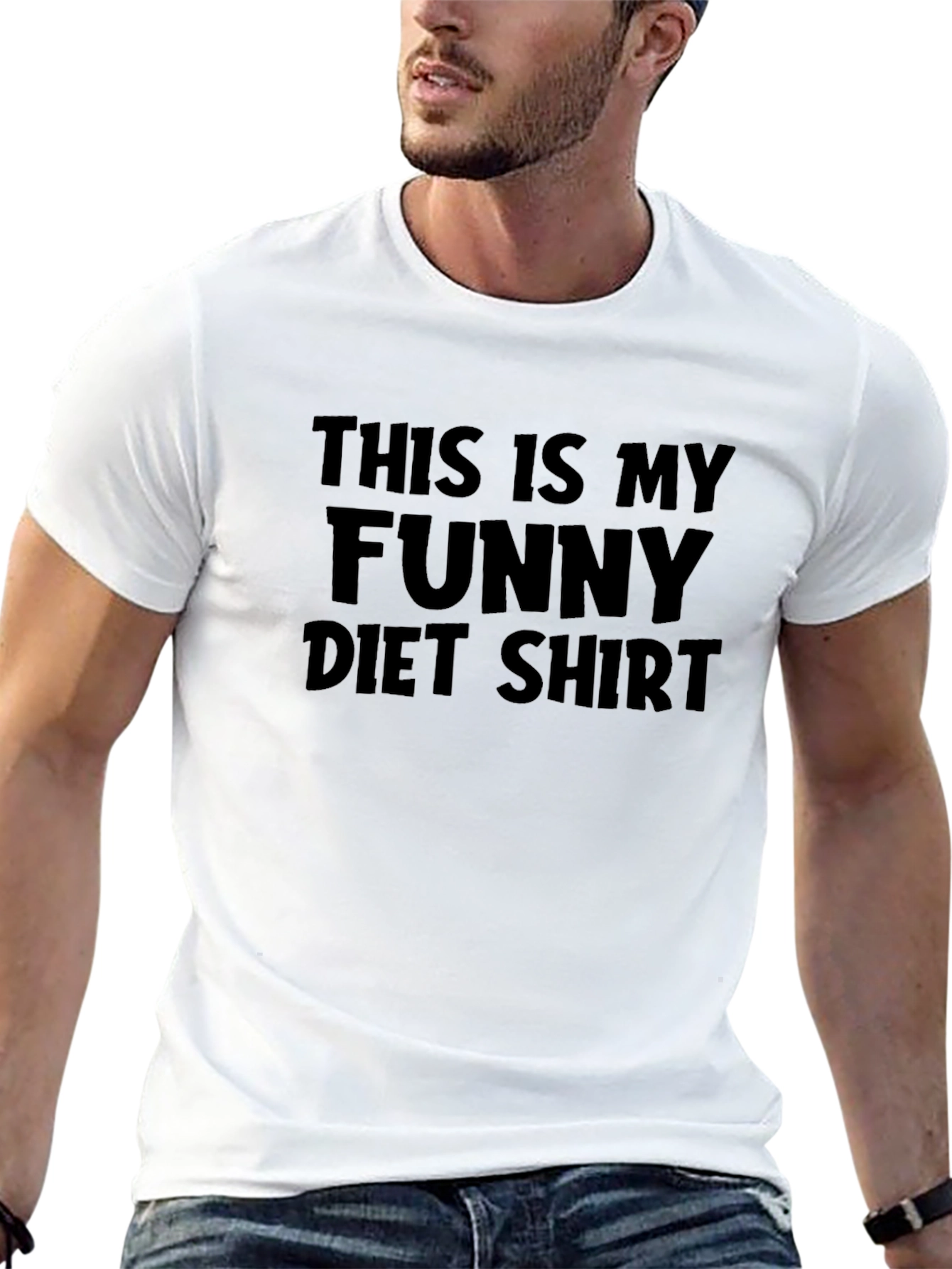 Funny Diet Shirt - Black T-Shirt