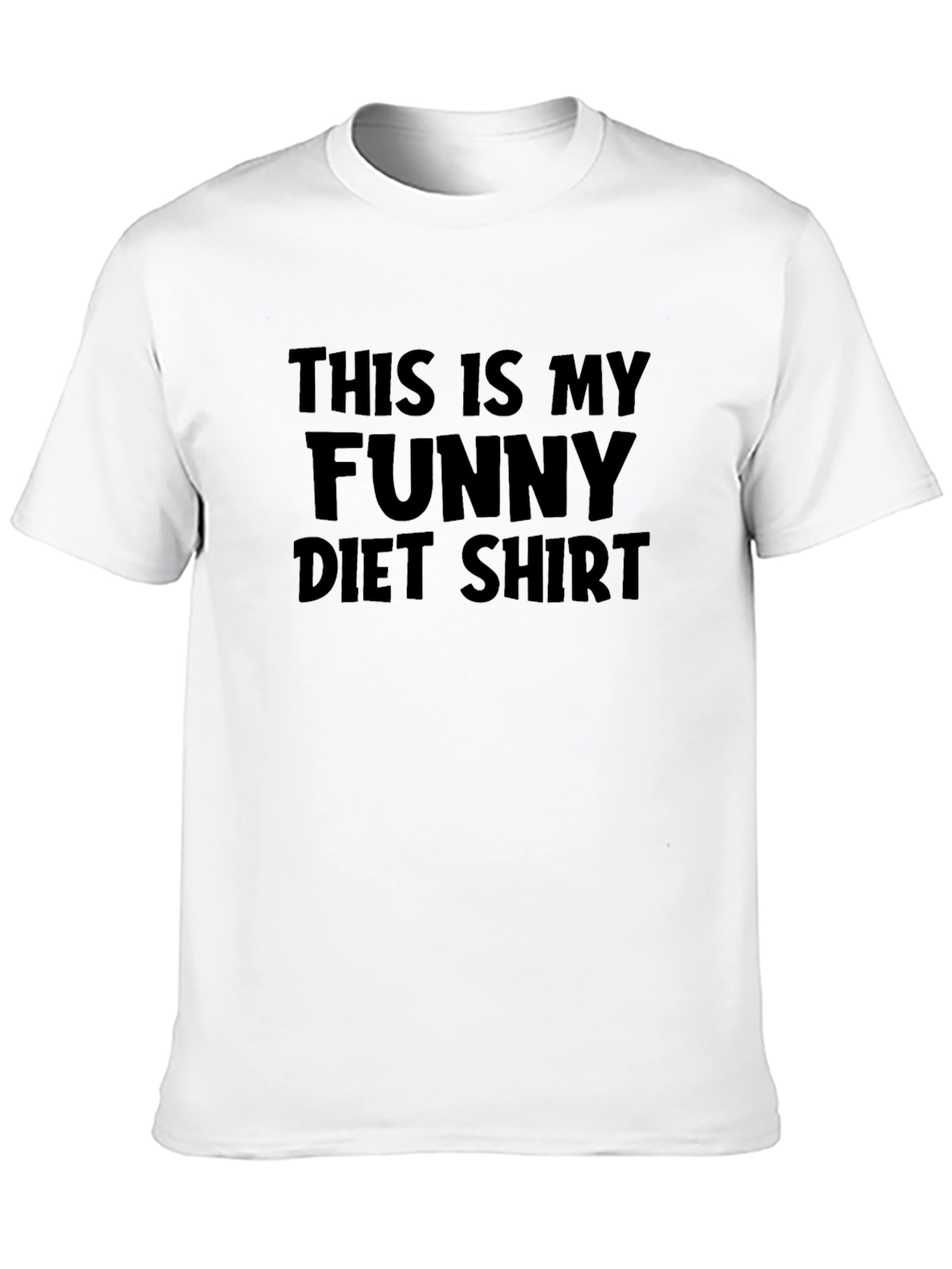 Funny Diet Shirt - Black T-Shirt
